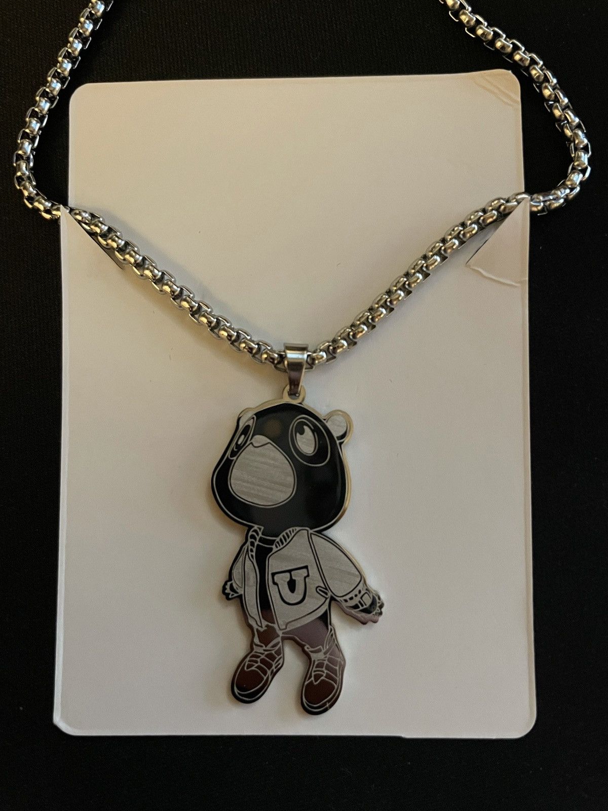 Jewelry × Vintage Kanye West College Dropout Graduation Bear Pendant Necklace Size ONE SIZE - 3 Thumbnail