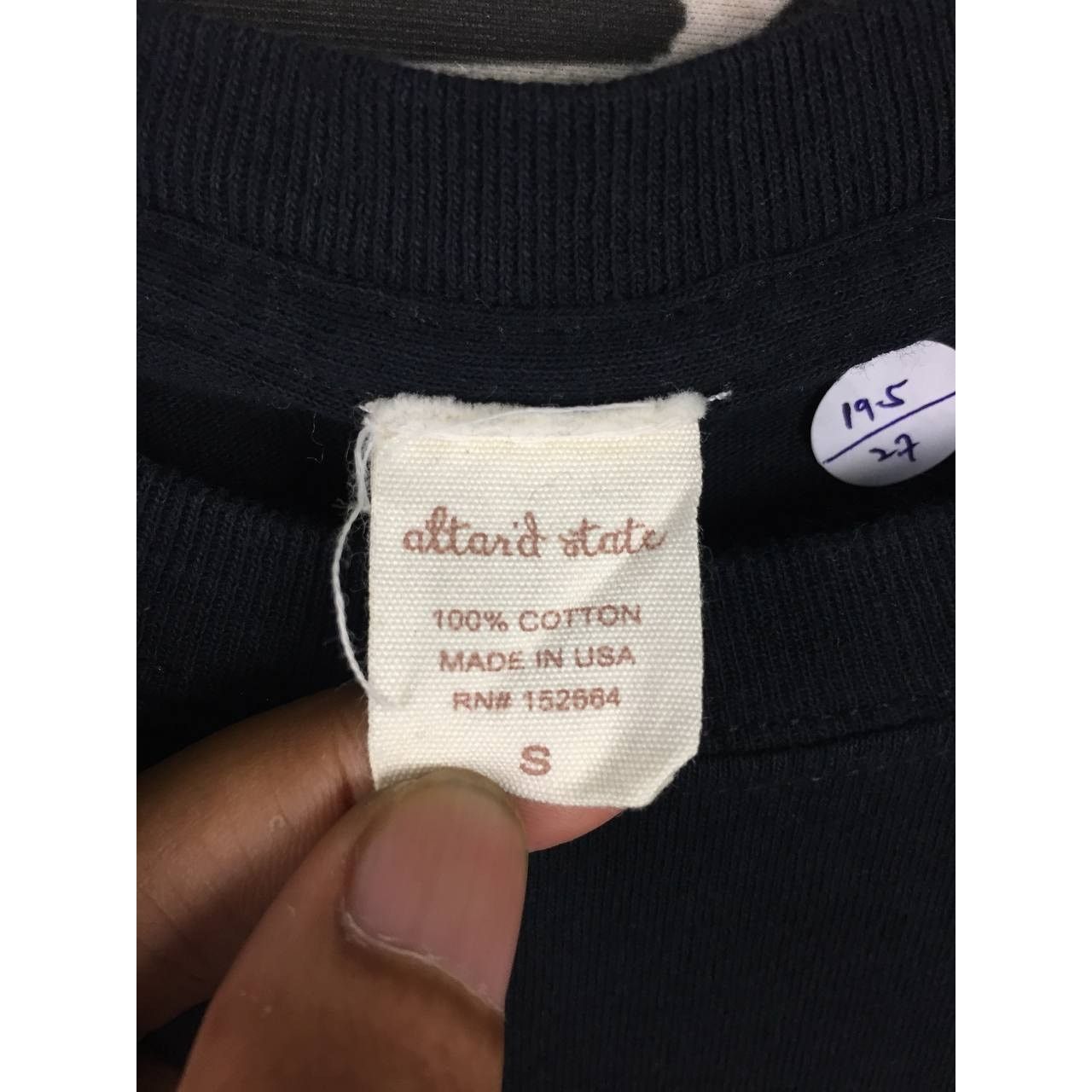 Vintage Vtg Altar'd State Smiley T-Shirt Smile More Worry Less Tee Size US S / EU 44-46 / 1 - 9 Thumbnail