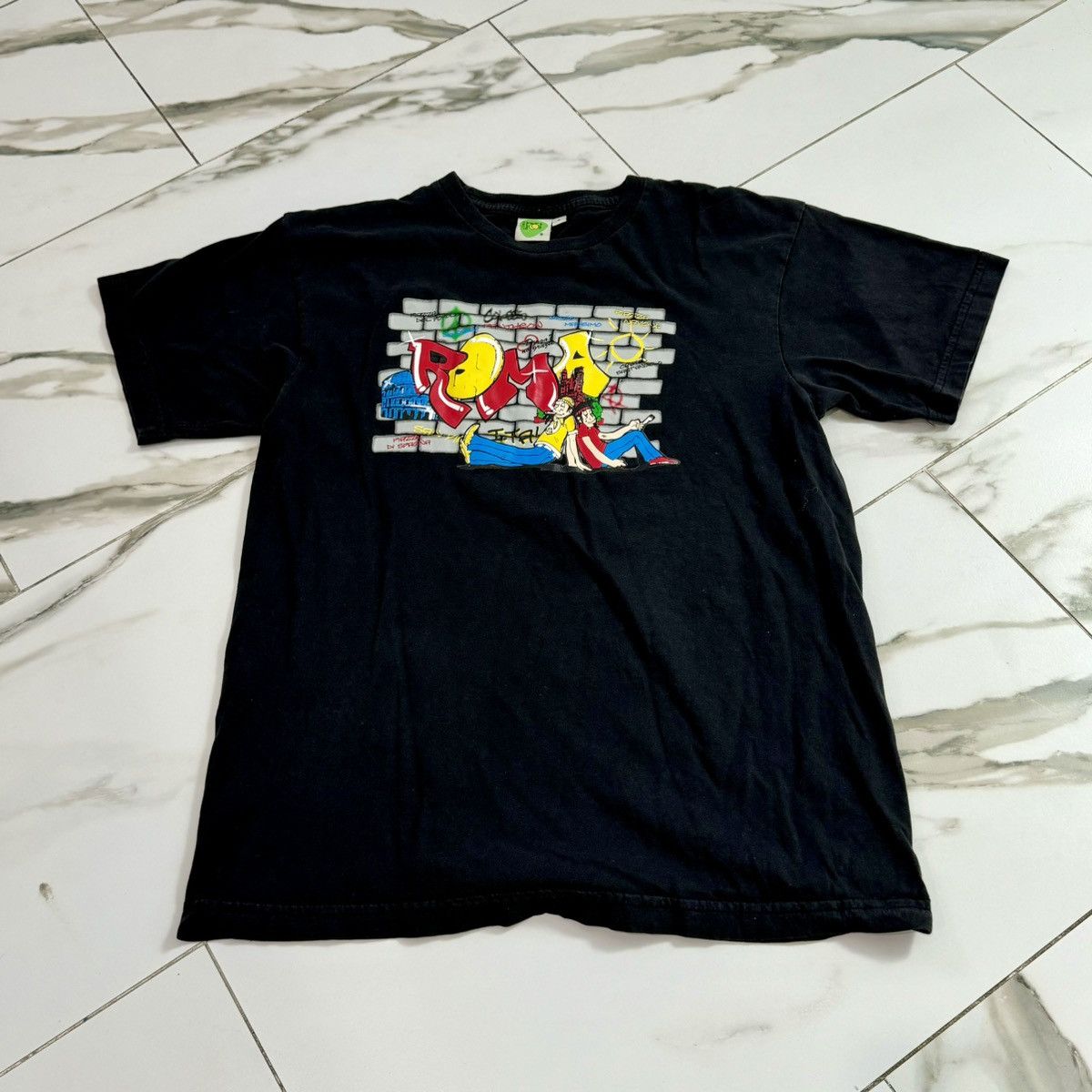 Vintage VINTAGE ROMA STONERS TEE! Size US S / EU 44-46 / 1 - 2 Thumbnail