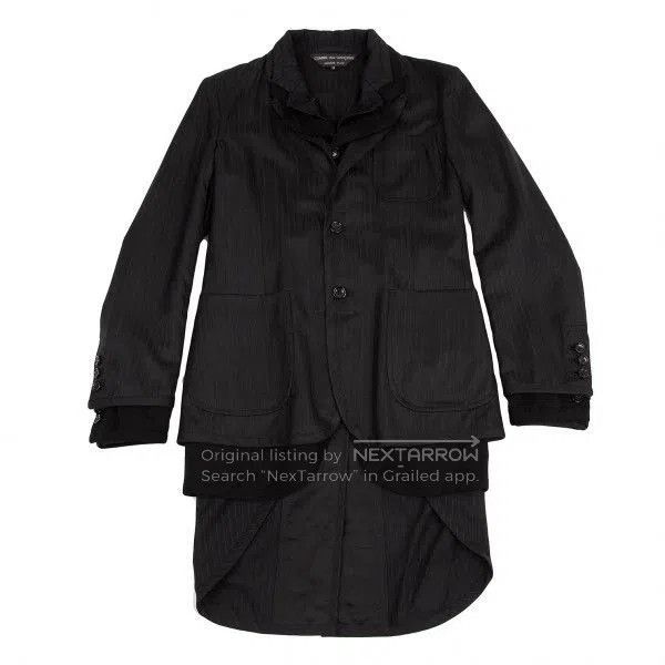 Comme des Garcons COMME des GARCONS HOMME PLUS Layered Blazer. Size US XS / EU 42 / 0 - 1 Thumbnail