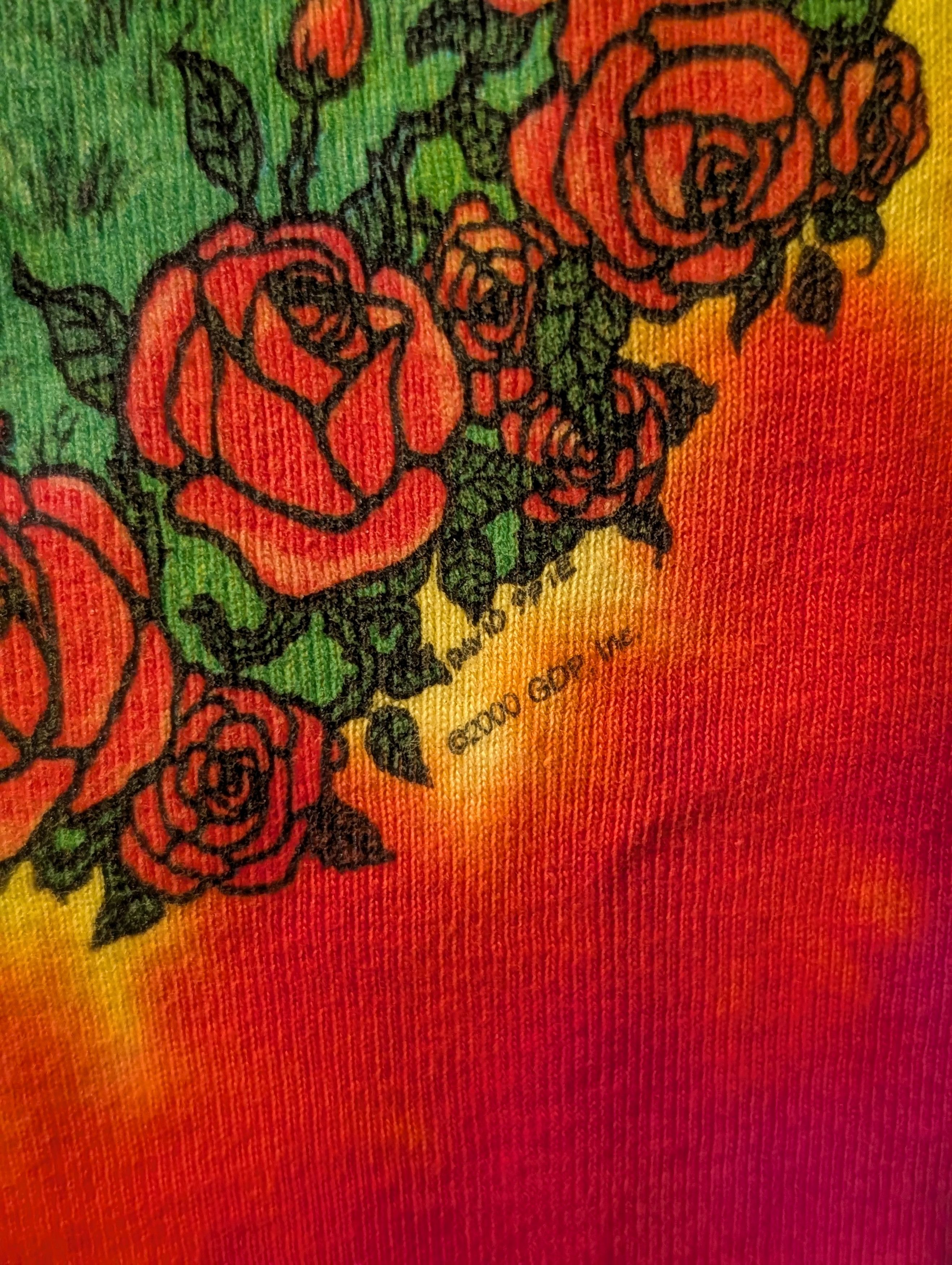 Grateful Dead × Liquid Blue Vintage 2000 Grateful Dead Dancing Bears Tie Dye T-Shirt Size M / US 6-8 / IT 42-44 - 3 Thumbnail