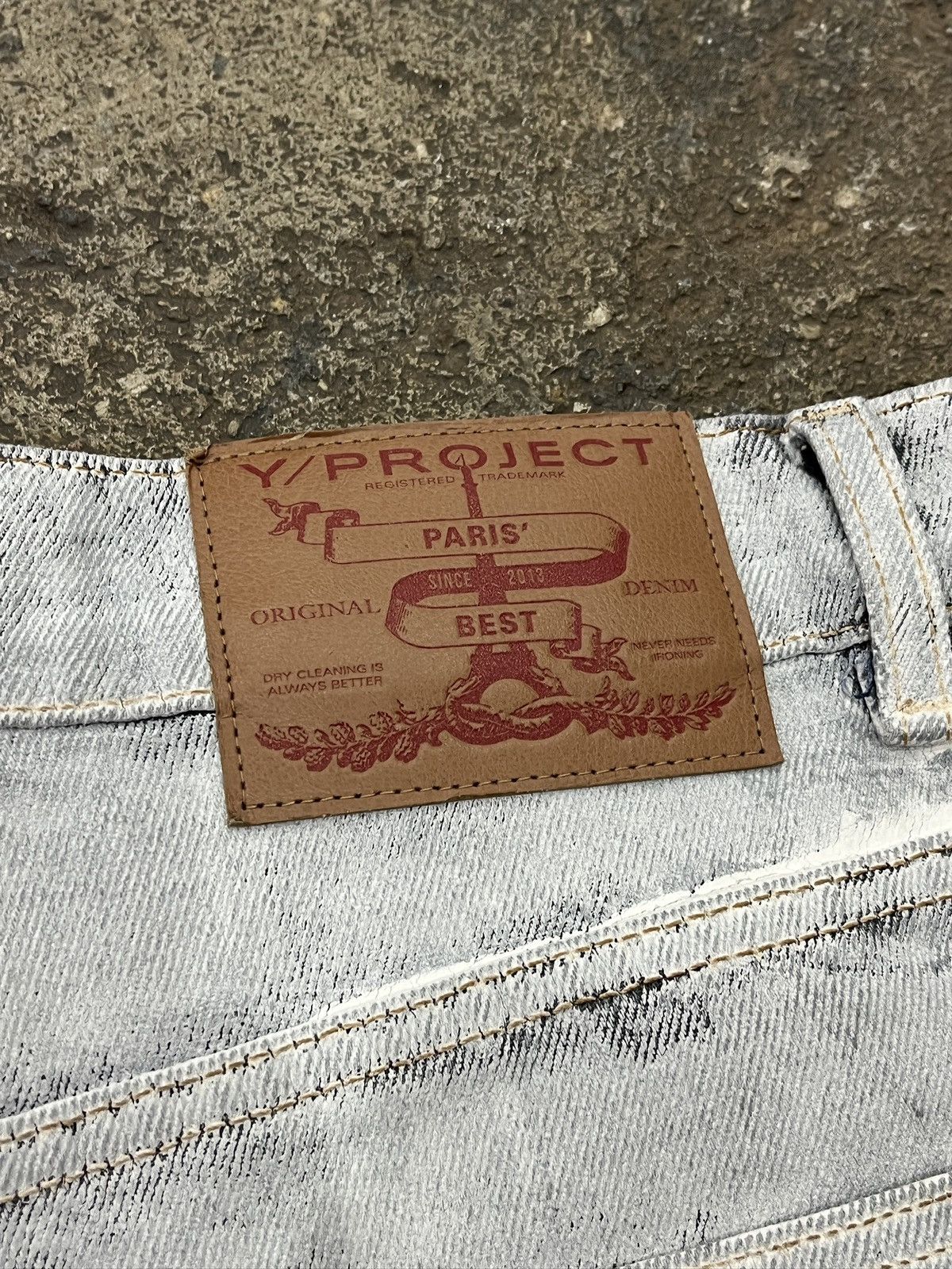 Y/Project Y/Project SS25 Painted Tudor Jeans (unisex) Size US 32 / EU 48 - 5 Thumbnail
