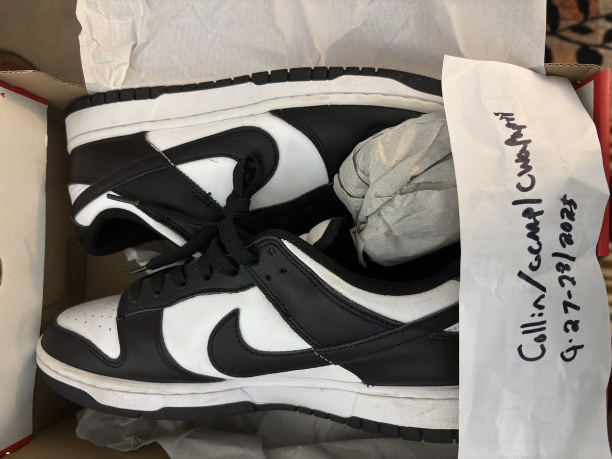 Nike Nike Dunk Low Championship Red + White Black Panda Size US 10.5 / EU 43-44 - 9 Thumbnail