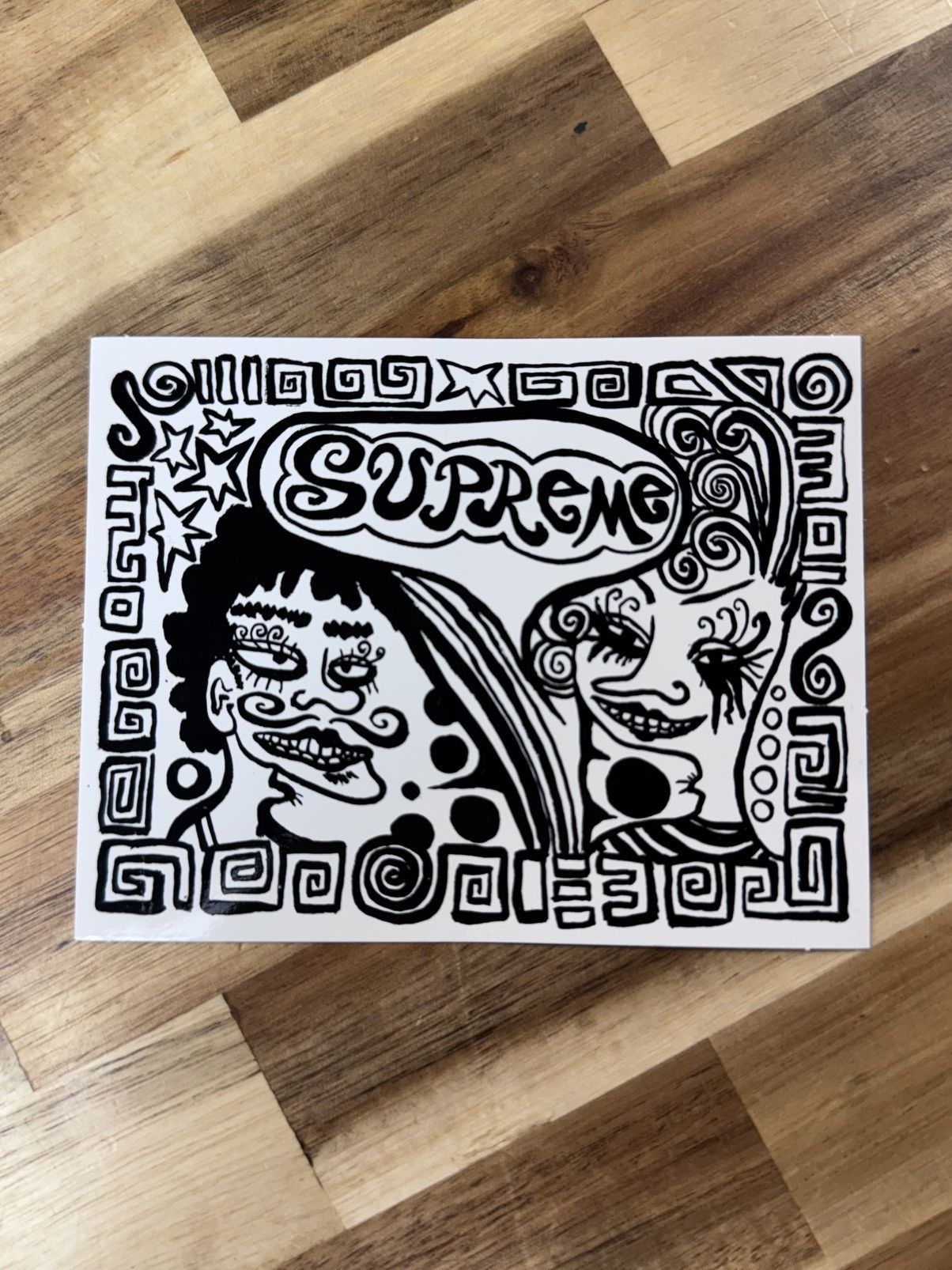 Supreme Supreme New York Faces TABBOO! Sticker FW2018 Size ONE SIZE - 1 Preview