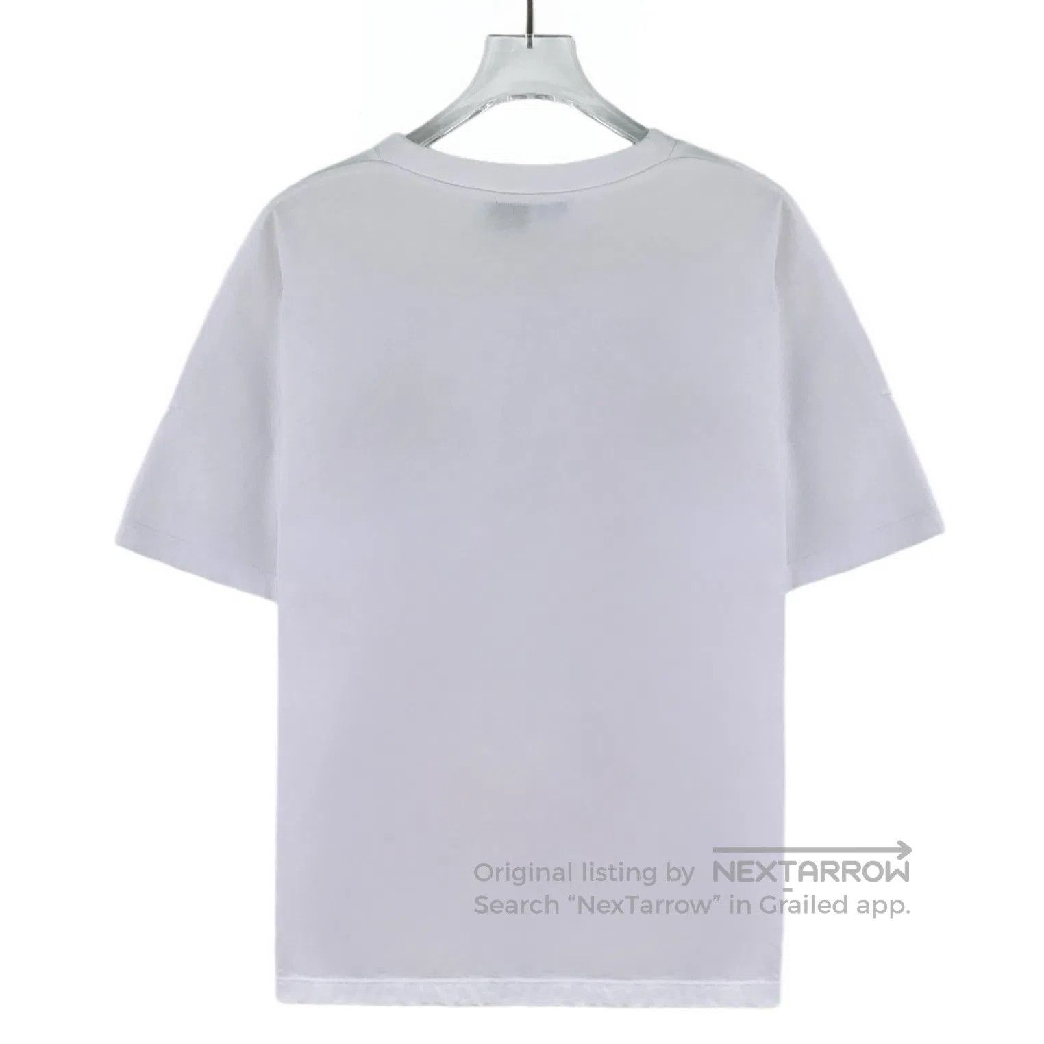 Loewe Loewe White logo flock cotton round neck short sleeve T-sh Size US S / EU 44-46 / 1 - 2 Thumbnail