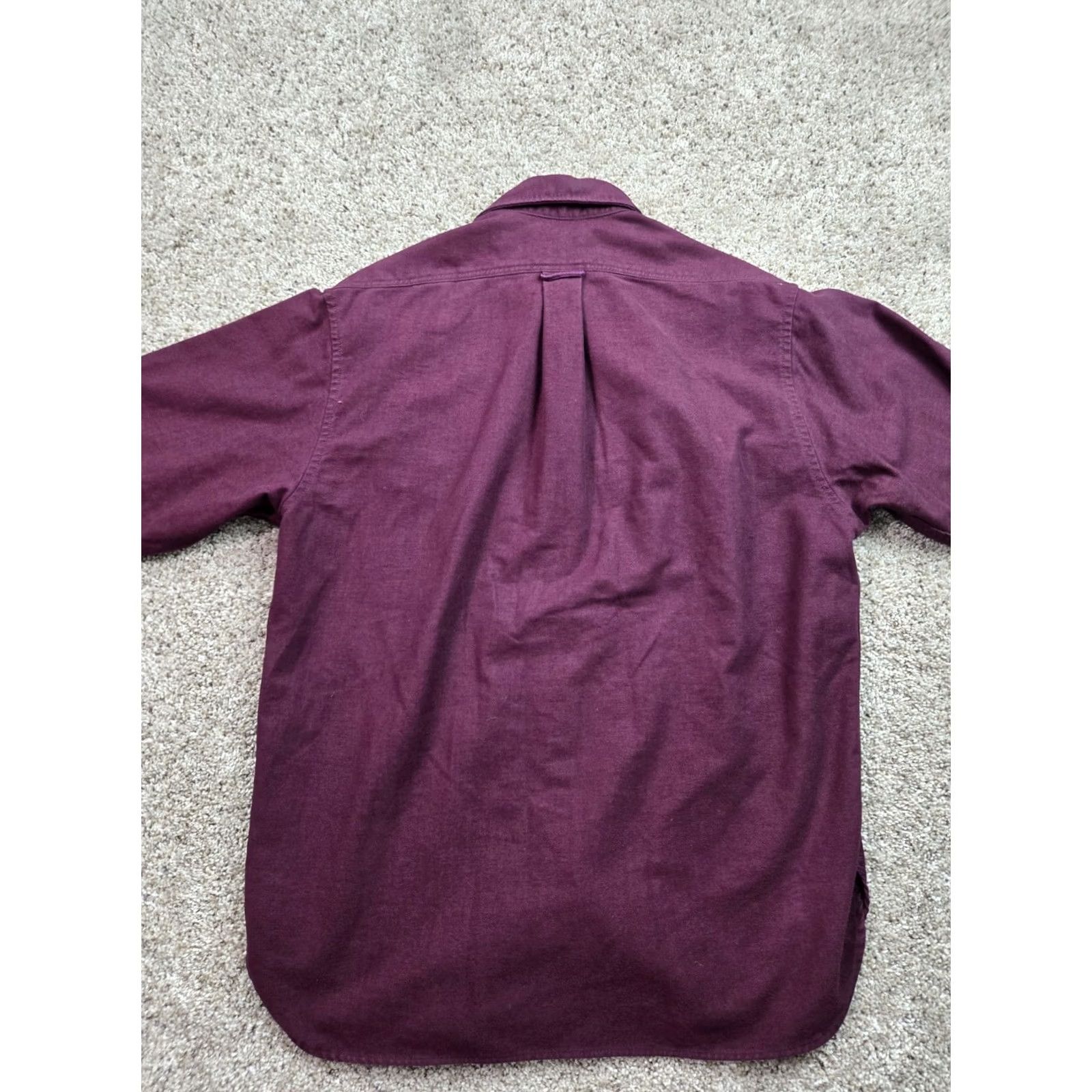 Eddie Bauer VINTAGE Eddie Bauer Shirt Mens L Burgundy Cotton Flannel Button-Up 90s Size US L / EU 52-54 / 3 - 7 Thumbnail
