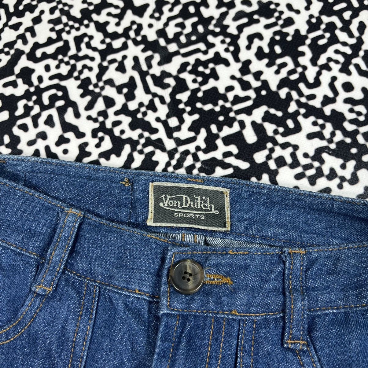 Von Dutch Vintage Y2K Von Dutch Retro Sexy Flared Jeans 90s Style Size 25" / US 0 / IT 36 - 13 Thumbnail