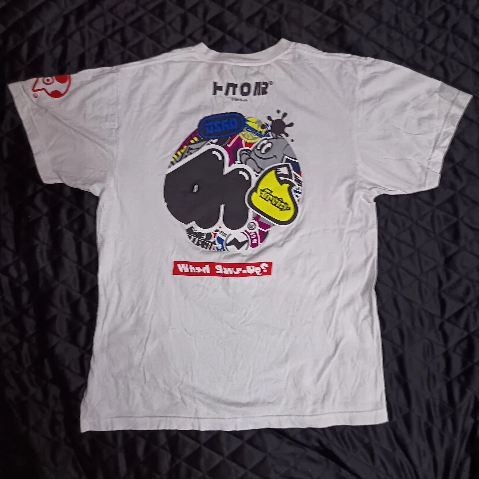 Nintendo Splatoon 2 Festival Super Mushroom Mario Bros T-Shirt Size US L / EU 52-54 / 3 - 6 Thumbnail