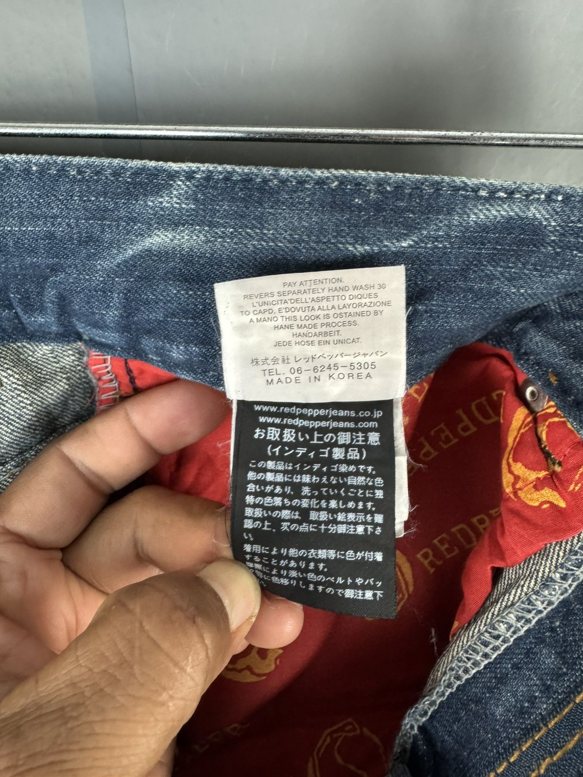 Vintage VINTAGE REDPAPPER JAPANESE STYLE DISTRESSED DENIM Size US 30 / EU 46 - 16 Thumbnail