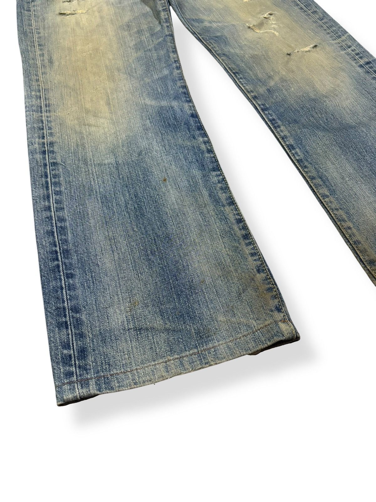 Undercover × Uniqlo Vintage Uniqlo S002 Mud Wash Distressed Grunge Jeans Size US 31 - 8 Thumbnail