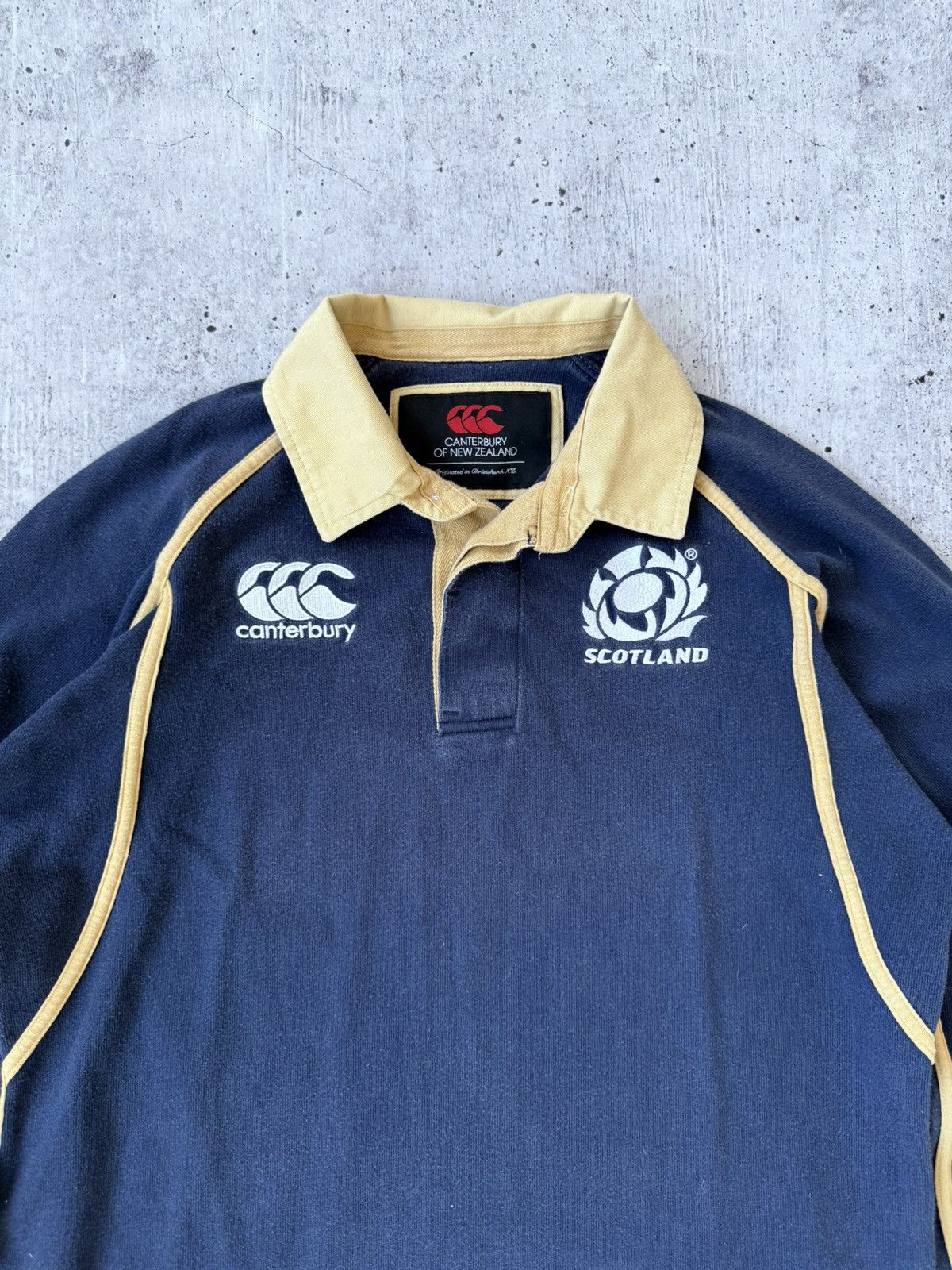 Canterbury of New Zealand × Vintage Vintage Canterbury Scotland Rugby 2011 Long Sleeve Size US S / EU 44-46 / 1 - 6 Thumbnail