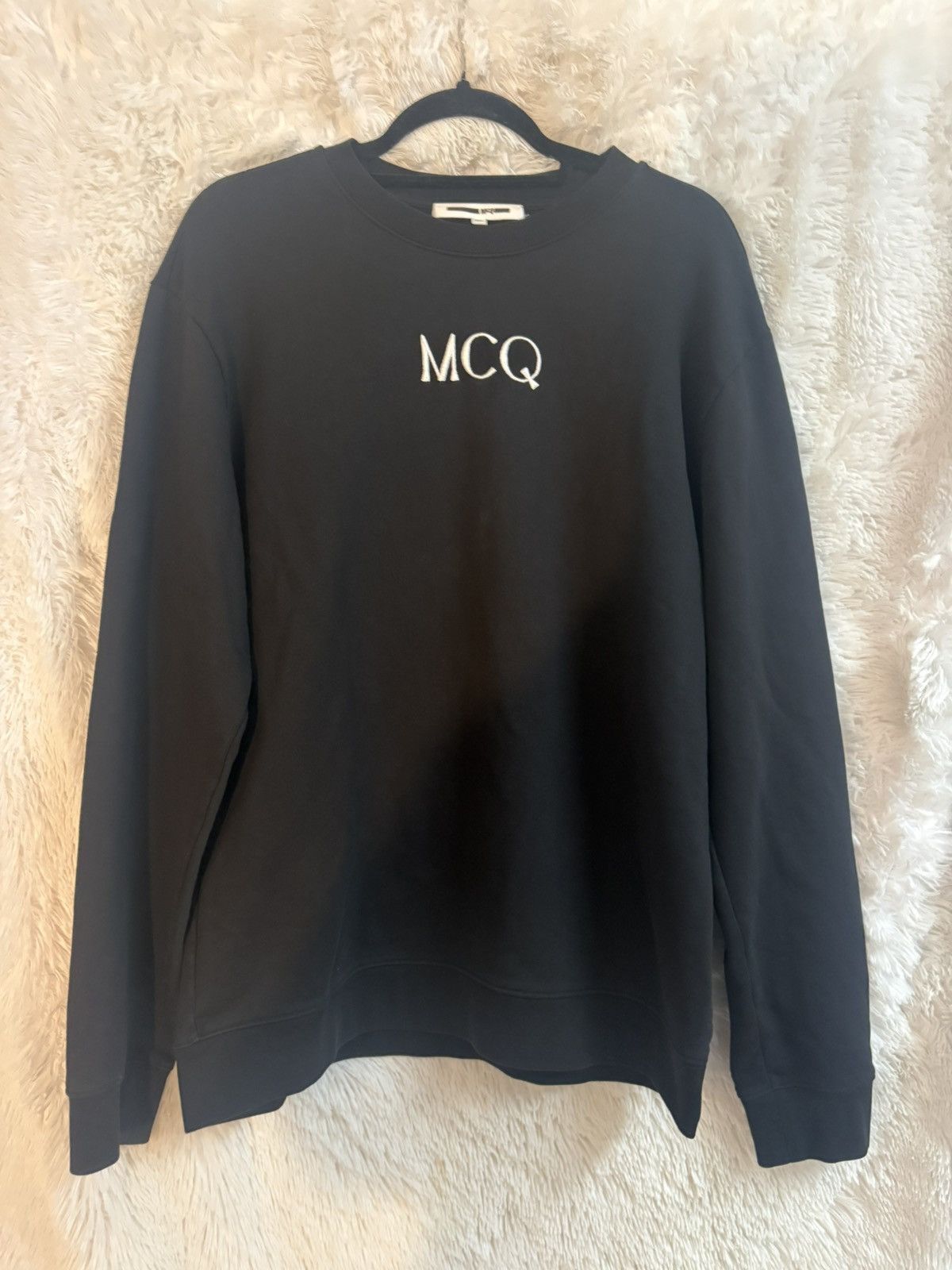 Alexander McQueen Alexander McQueen Black Embroidered Graphic Pullover Size US M / EU 48-50 / 2 - 1 Thumbnail