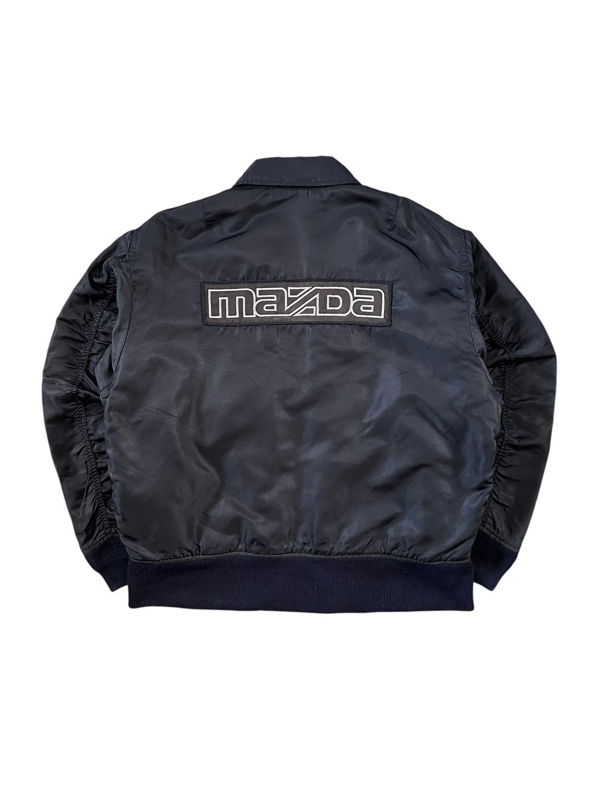 Vintage Vintage 80s Mazda Staff Bomber Jacket Size US L / EU 52-54 / 3 - 2 Thumbnail