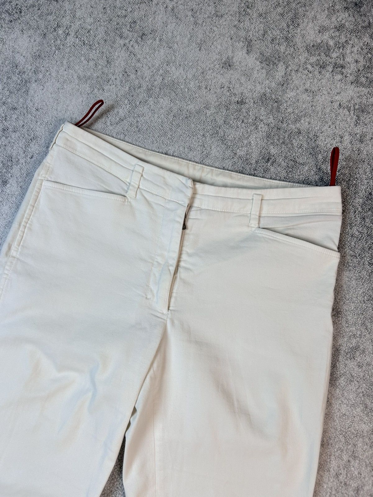 Prada × Vintage Luxury Prada White Stretch Jeans Denim Size 40" / US 18 - 5 Thumbnail