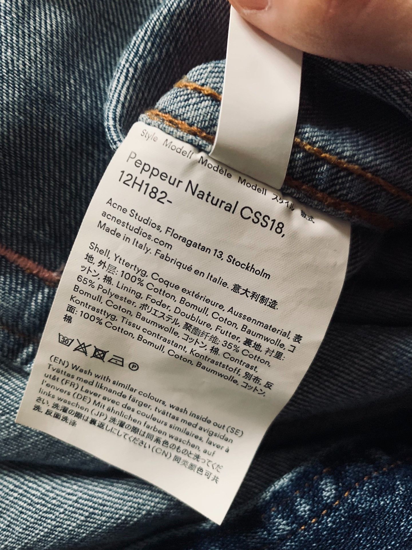 Acne Studios acne studios Washed denim jacket 2501-Nextarrow Size US M / EU 48-50 / 2 - 6 Thumbnail