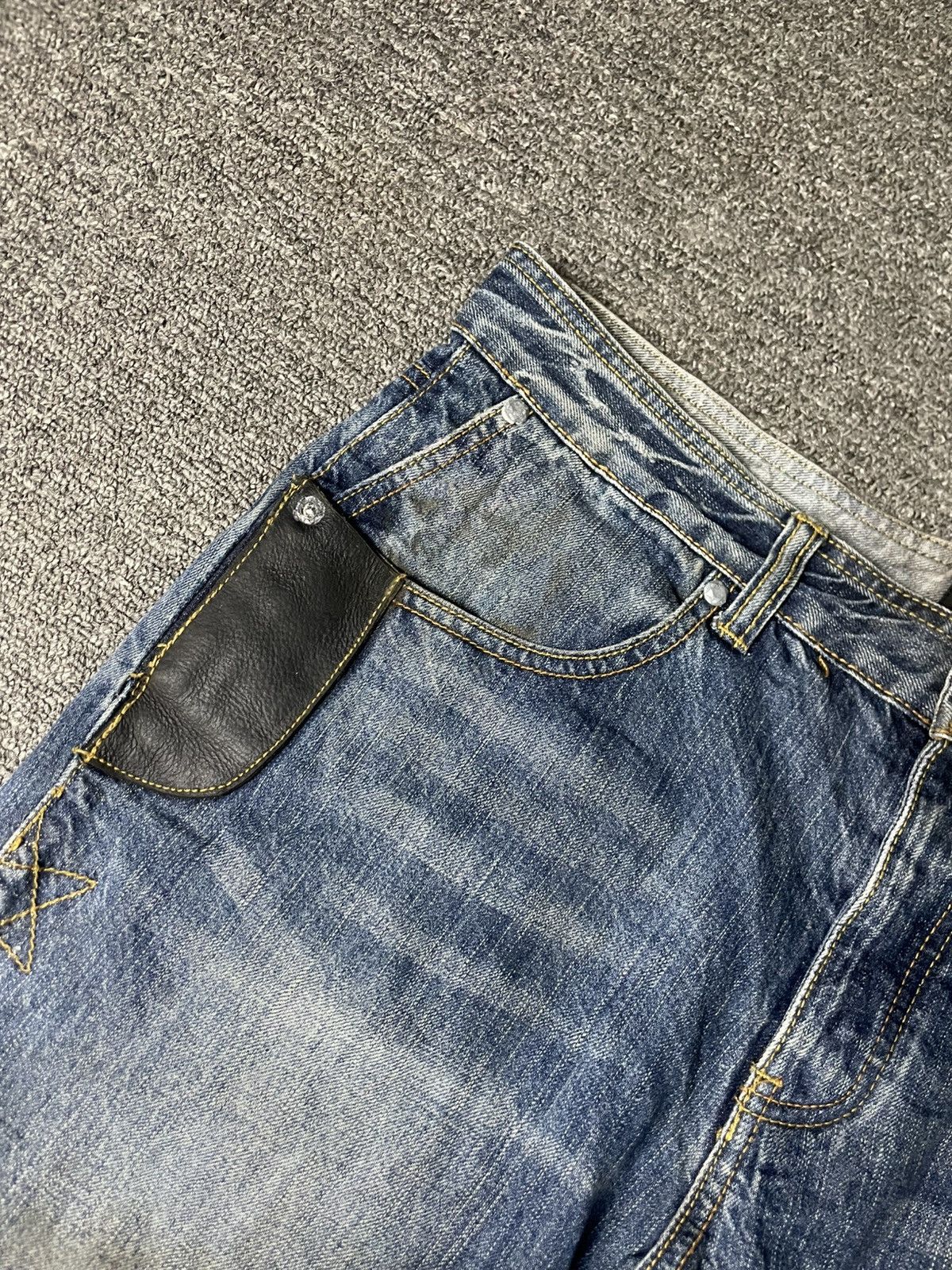 Japanese Brand × Vintage REAL B.VOICE Japanese Brand Spell Out Jeans (84) Size US 35 - 7 Thumbnail