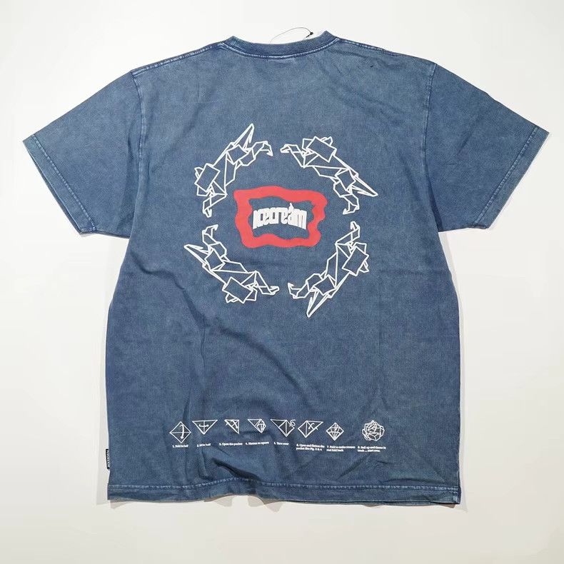 Billionaire Boys Club BBC ICECREAM Circle Logo Flying Dog Tie-Dye T-Shirt Size US M / EU 48-50 / 2 - 2 Thumbnail