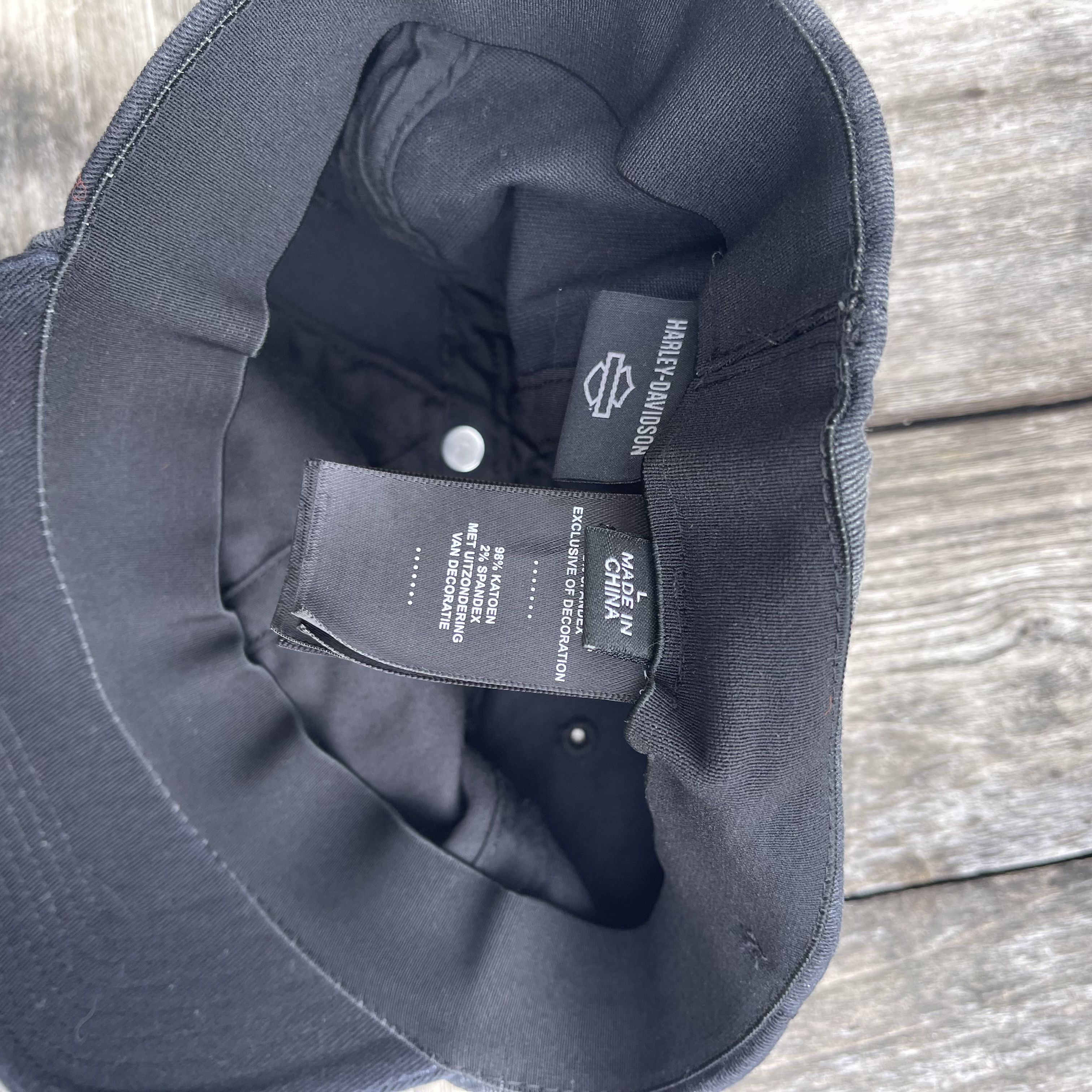 Harley Davidson Modern Harley Davidson Stretch Fit Hat Size ONE SIZE - 4 Thumbnail