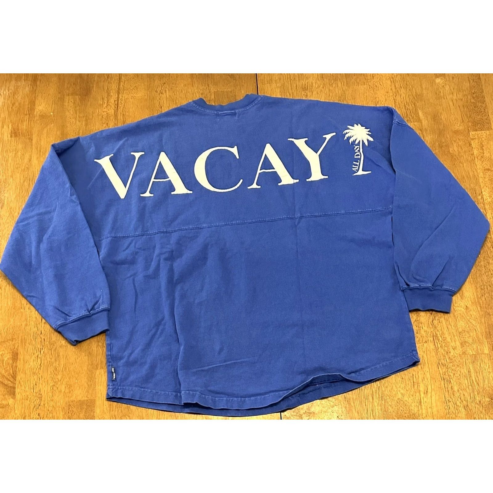 ESPIRIT Spirit Jersey Boca Raton Vacay Long Sleeve Shirt Large Blue Mens Size US L / EU 52-54 / 3 - 6 Thumbnail