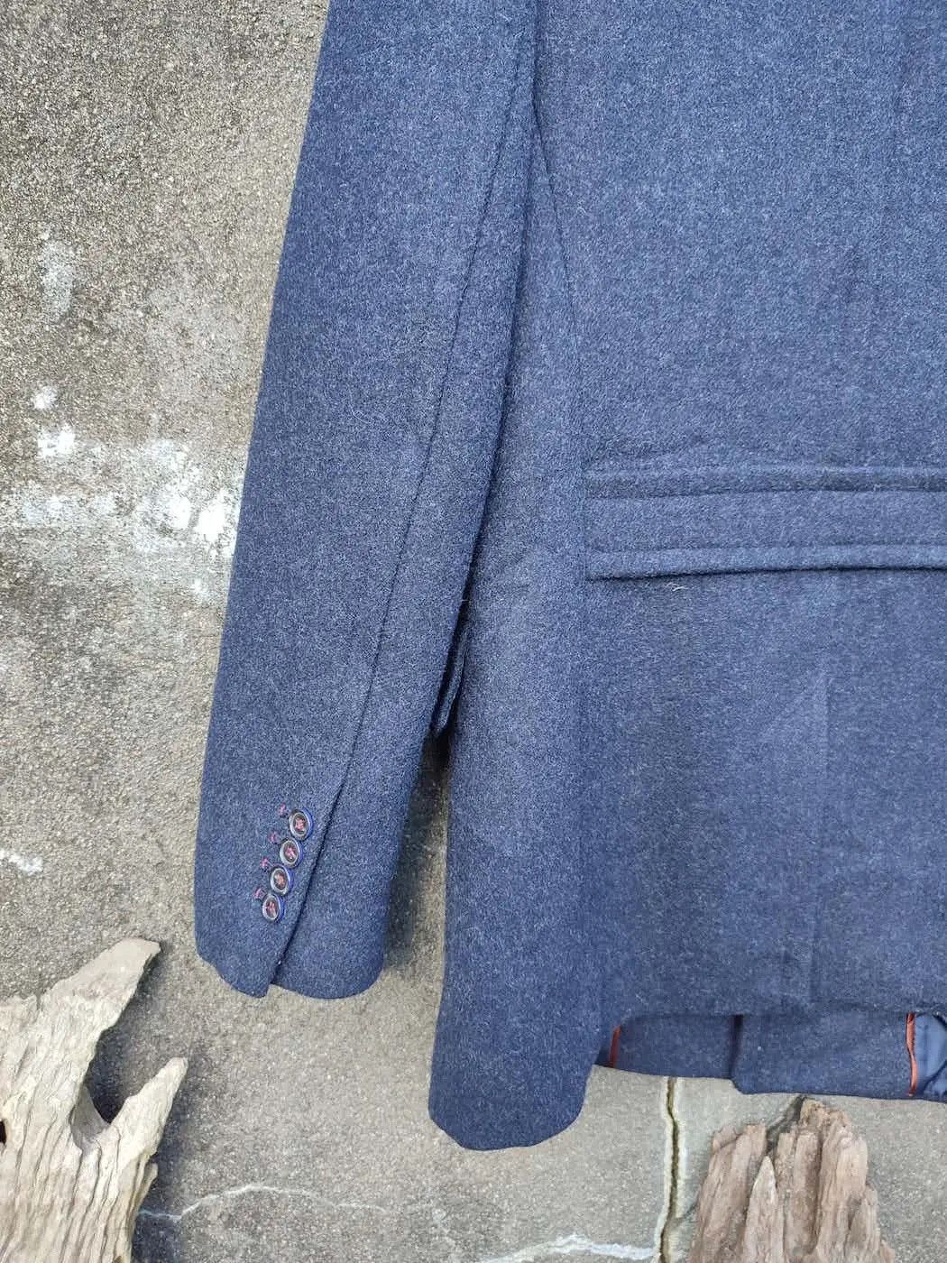 Designer Us n Them Wool Military-Style Blazer – Korean Designer Size US M / EU 48-50 / 2 - 7 Thumbnail