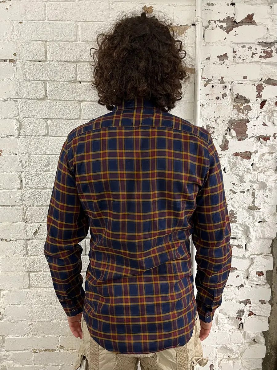 Gucci Gucci Checkered Bordeaux & Navy Shirt Size US S / EU 44-46 / 1 - 3 Thumbnail