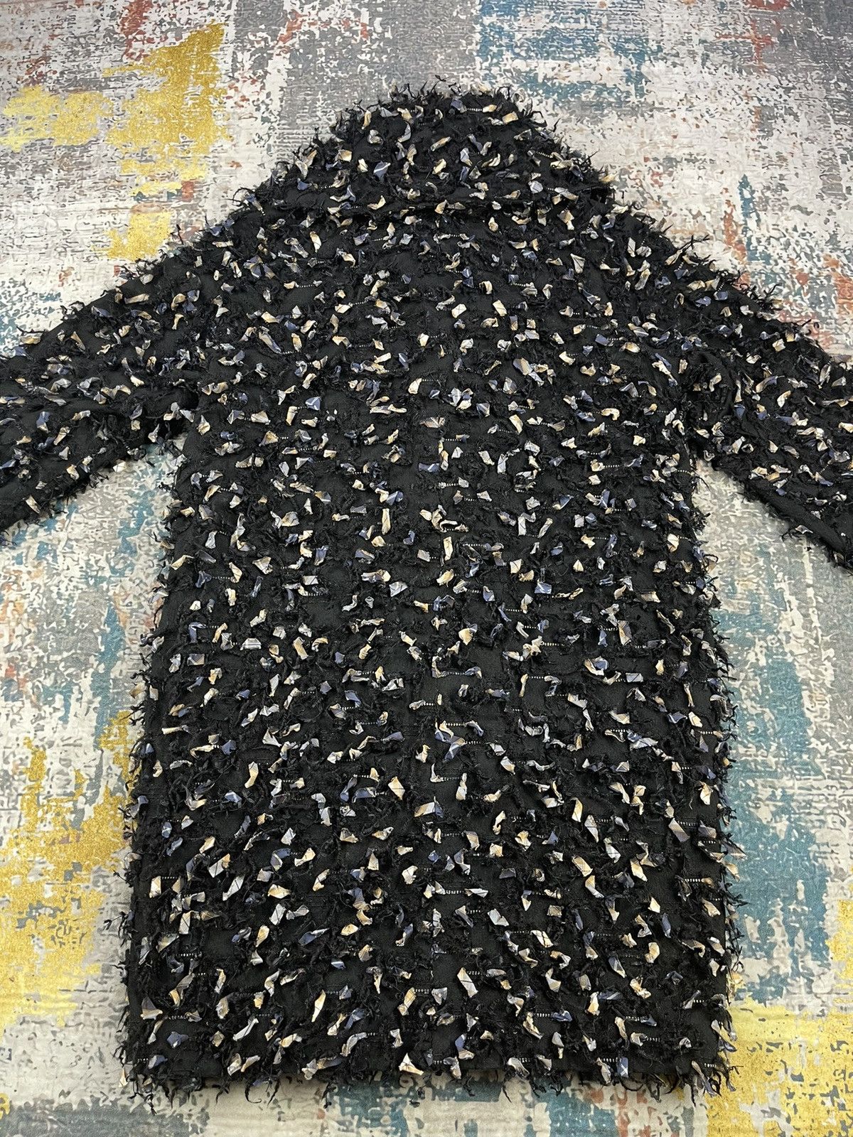 Japanese Brand Avant Garde Fluffy Fringes Dress Coat Size S / US 4 / IT 40 - 6 Thumbnail