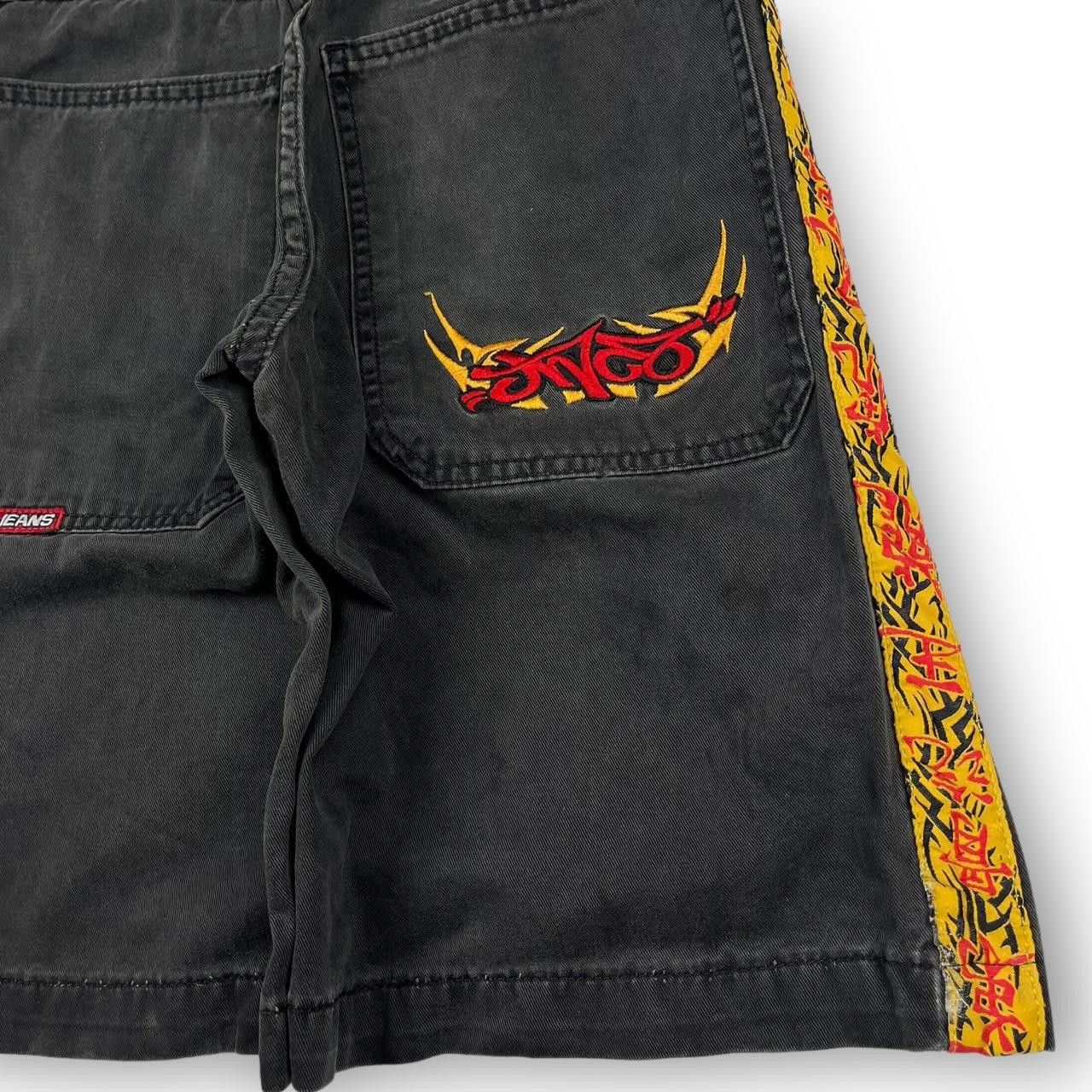 JNCO JNCO Men's Black Shorts Size US 26 / EU 42 - 2 Thumbnail