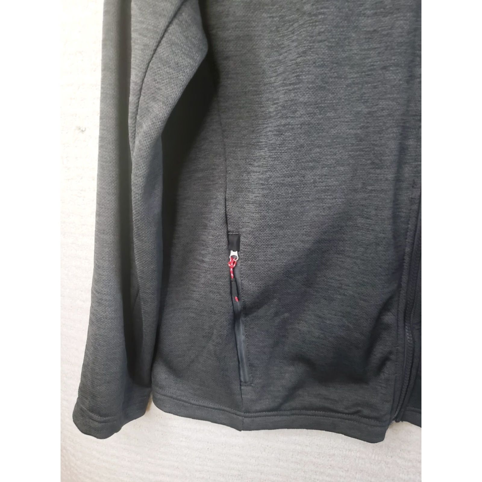 Orvis Orvis Mens L Full Zip Jacket Casual Fleece Lined w Pockets Gray Black Windbreaker Solid Jacket Men L Regular Size Size US L / EU 52-54 / 3 - 4 Thumbnail