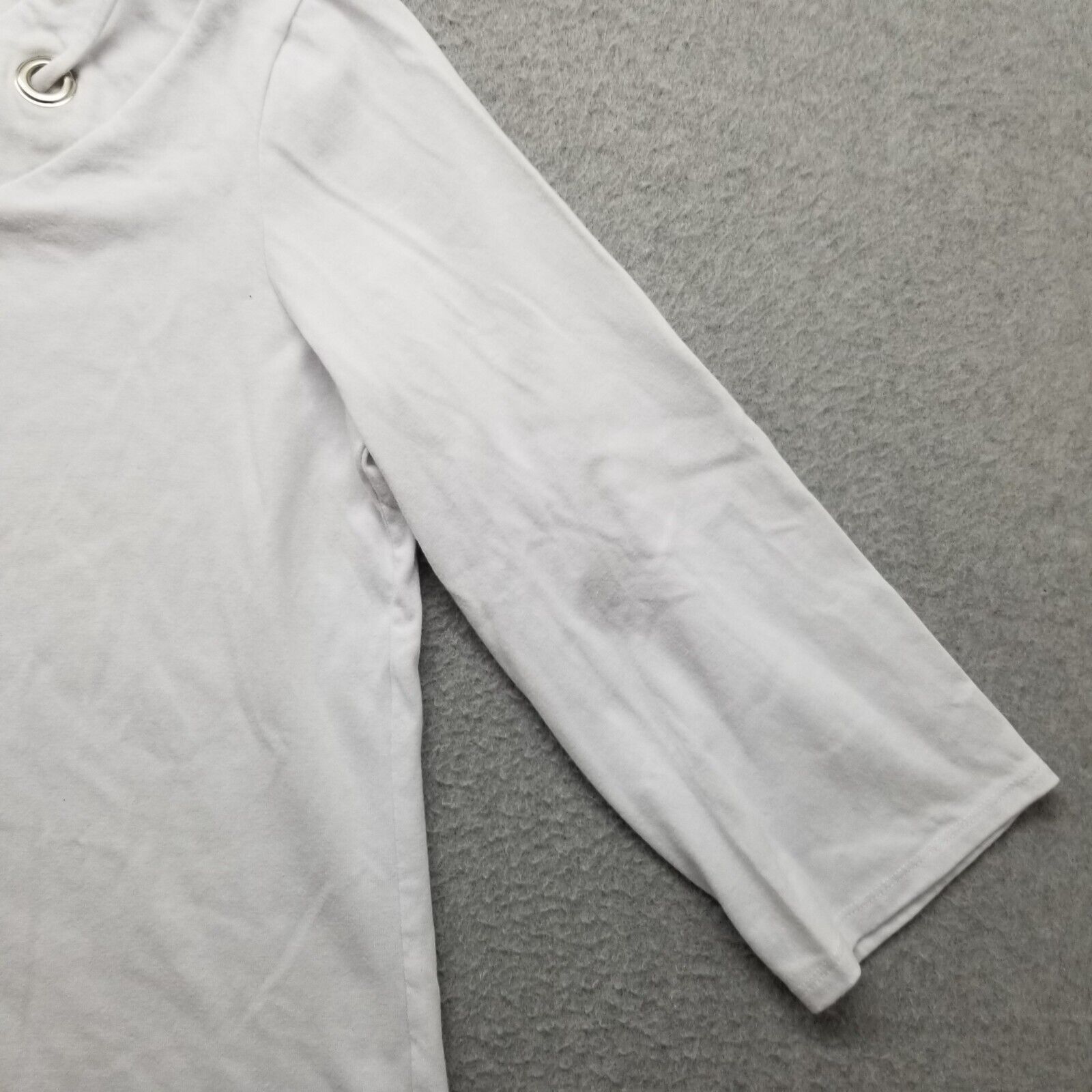 Other Anthony Richards Shirt Womens Large White Long Sleeve Size L / US 10 / IT 46 - 4 Thumbnail