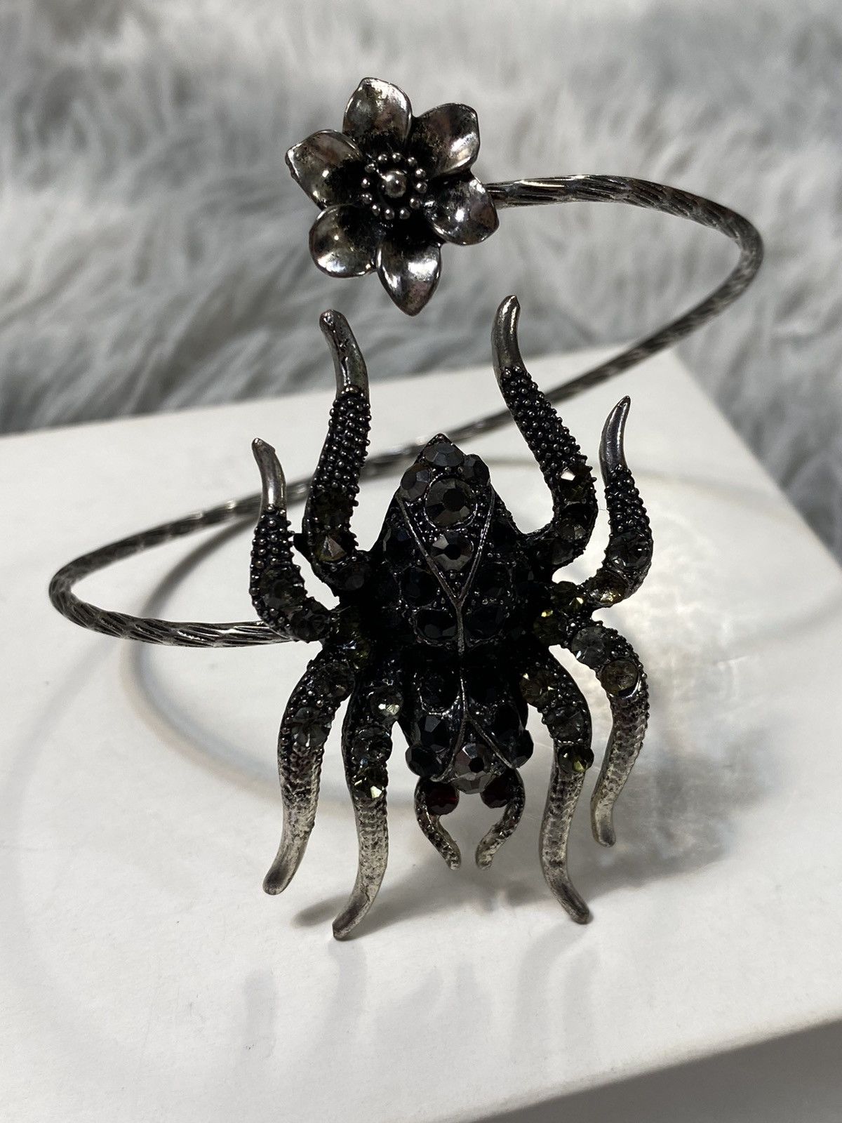 Jewelry Bold Spider Bracelet - Gothic Statement Size ONE SIZE - 3 Thumbnail