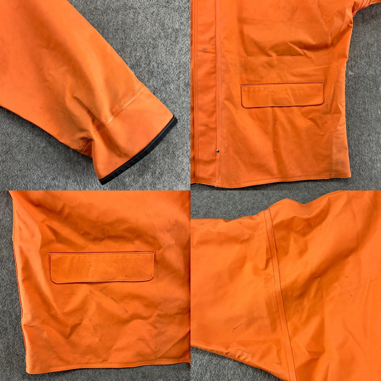 Carhartt Carhartt Hoodie Mens 2XL Orange Button Snap Logo PVC Long Sleeve Workwear C640RG Size US XXL / EU 58 / 5 - 8 Thumbnail