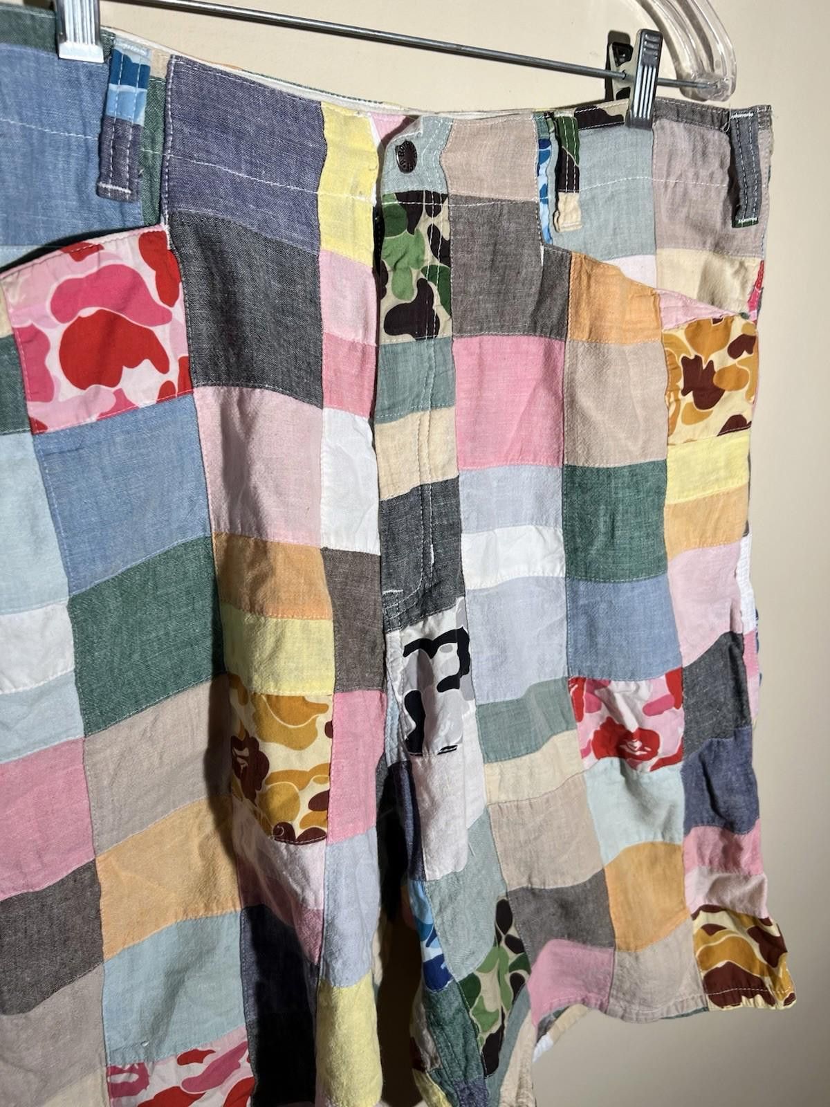 Bape A Bathing Ape BAPE Multi Camo Patchwork Cargo Shorts L Size US 34 / EU 50 - 5 Thumbnail