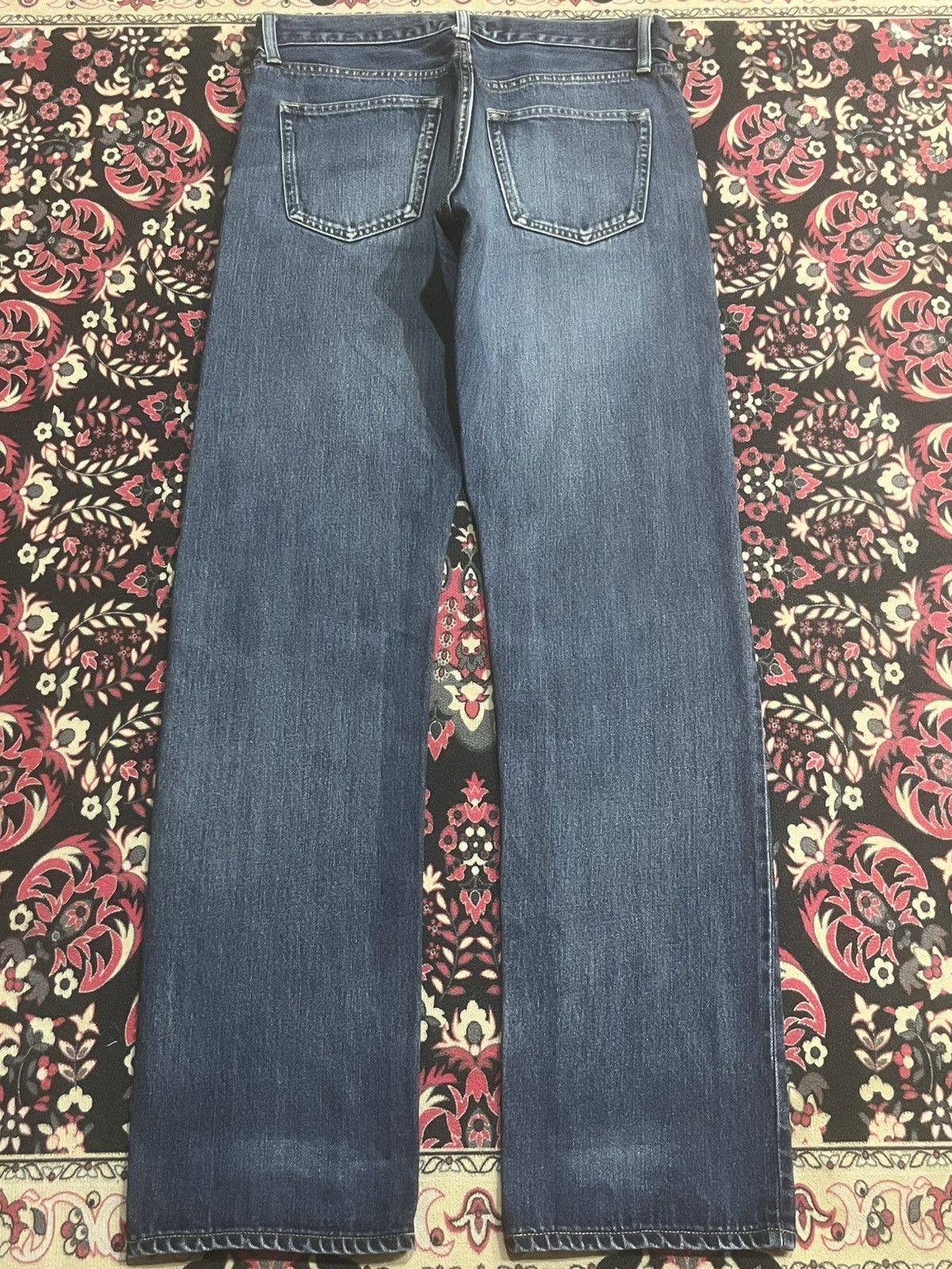 Undercover × Uniqlo Vintage Uniqlo Ocean Blue Washed Regular Selvedge Jeans Size US 30 / EU 46 - 2 Thumbnail