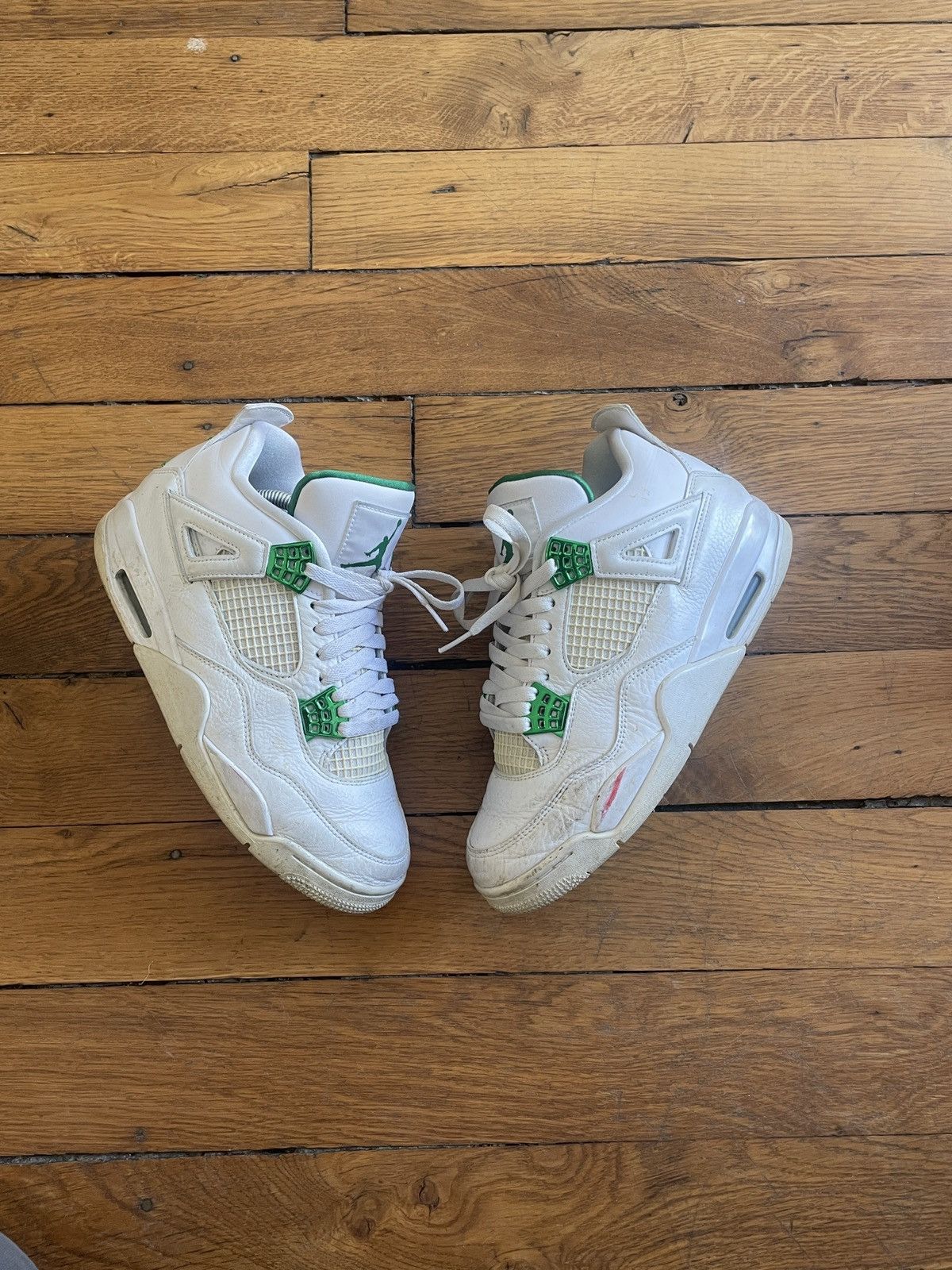 Jordan Brand Jordan 4 Metallic Green Size US 8.5 / EU 41-42 - 1 Thumbnail