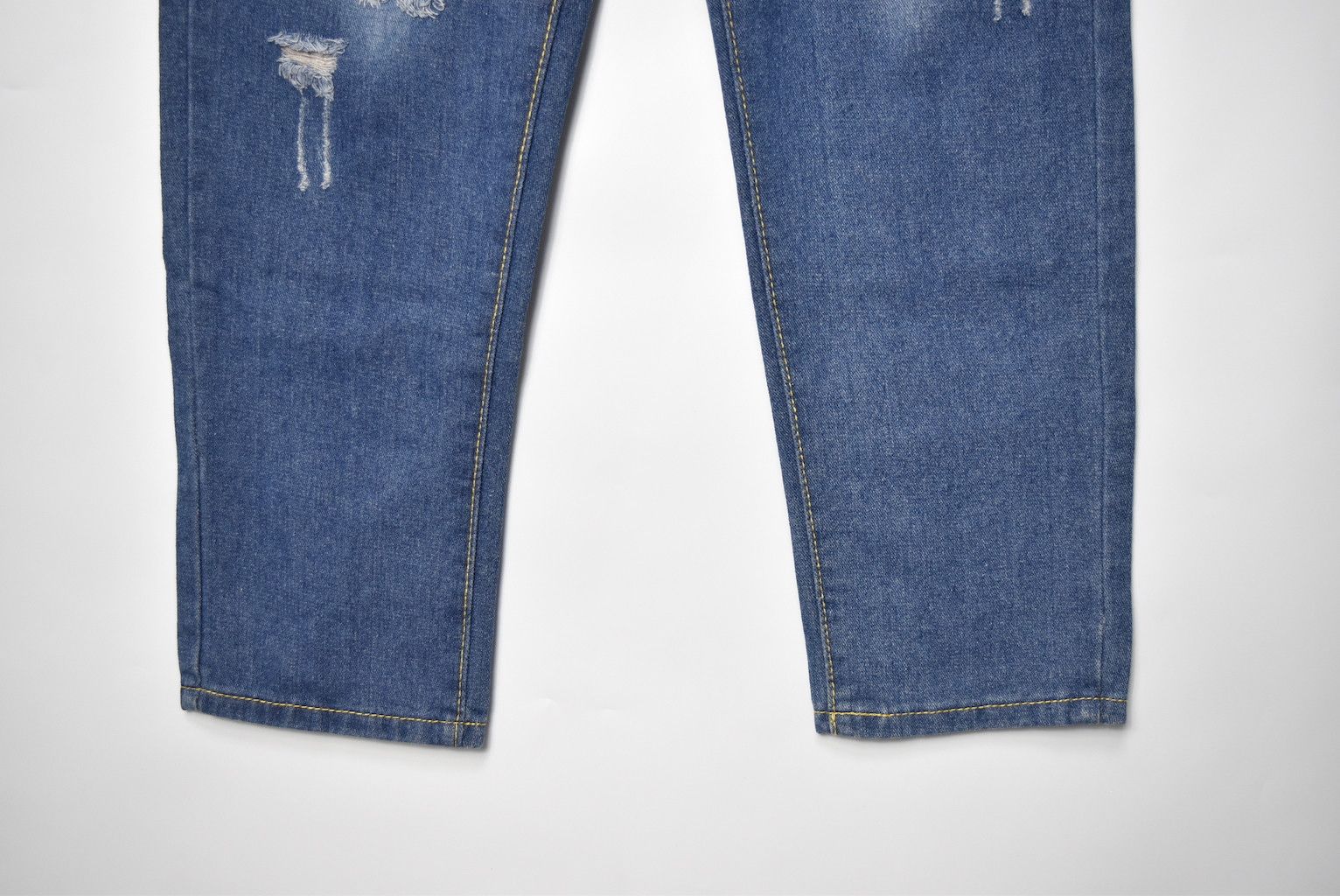 Japanese Brand damaged denim pants 23450 - 494 50 Size US 32 / EU 48 - 4 Thumbnail