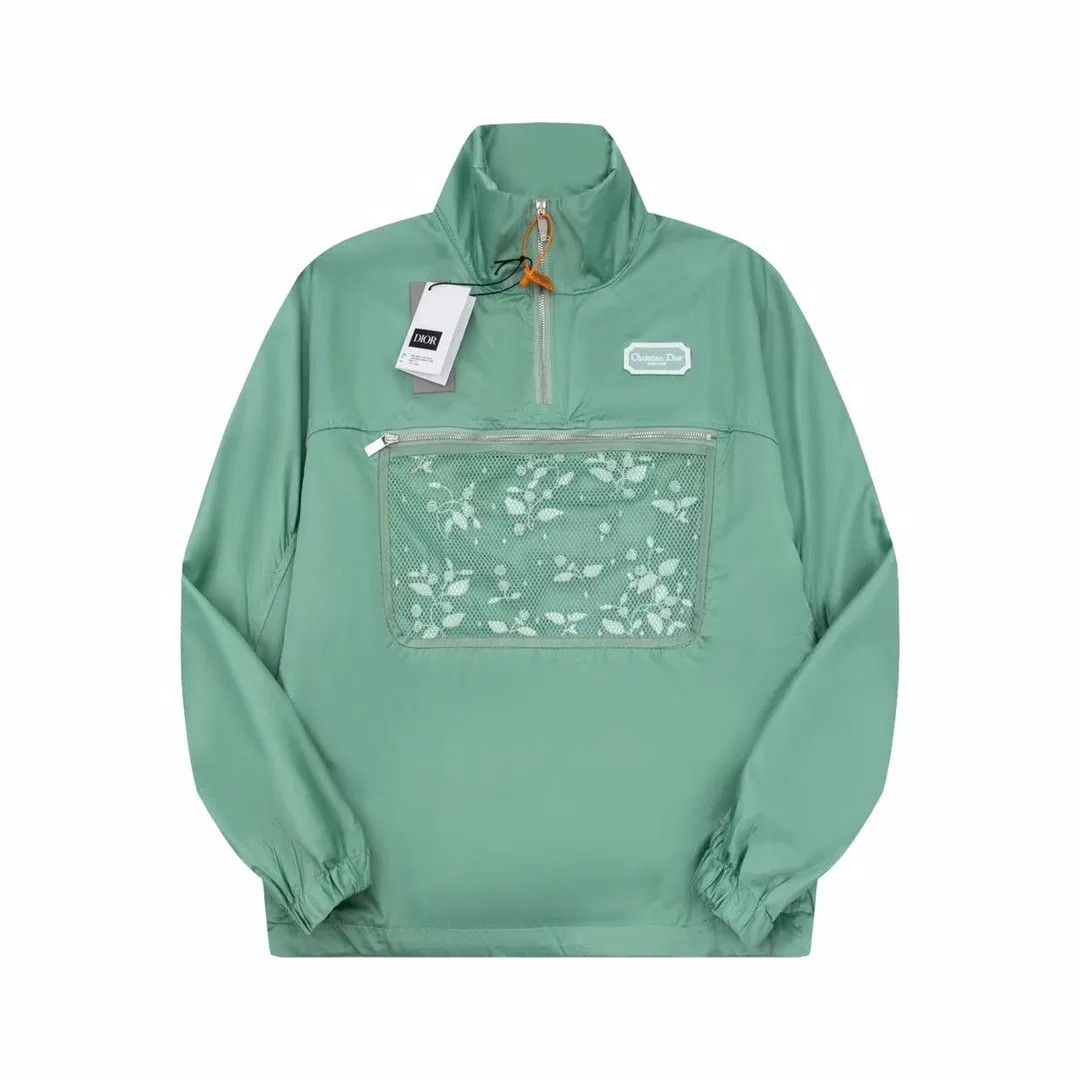 Dior o1w1db10924 Technical Satin Jacket in Mint Green Size US L / EU 52-54 / 3 - 1 Thumbnail