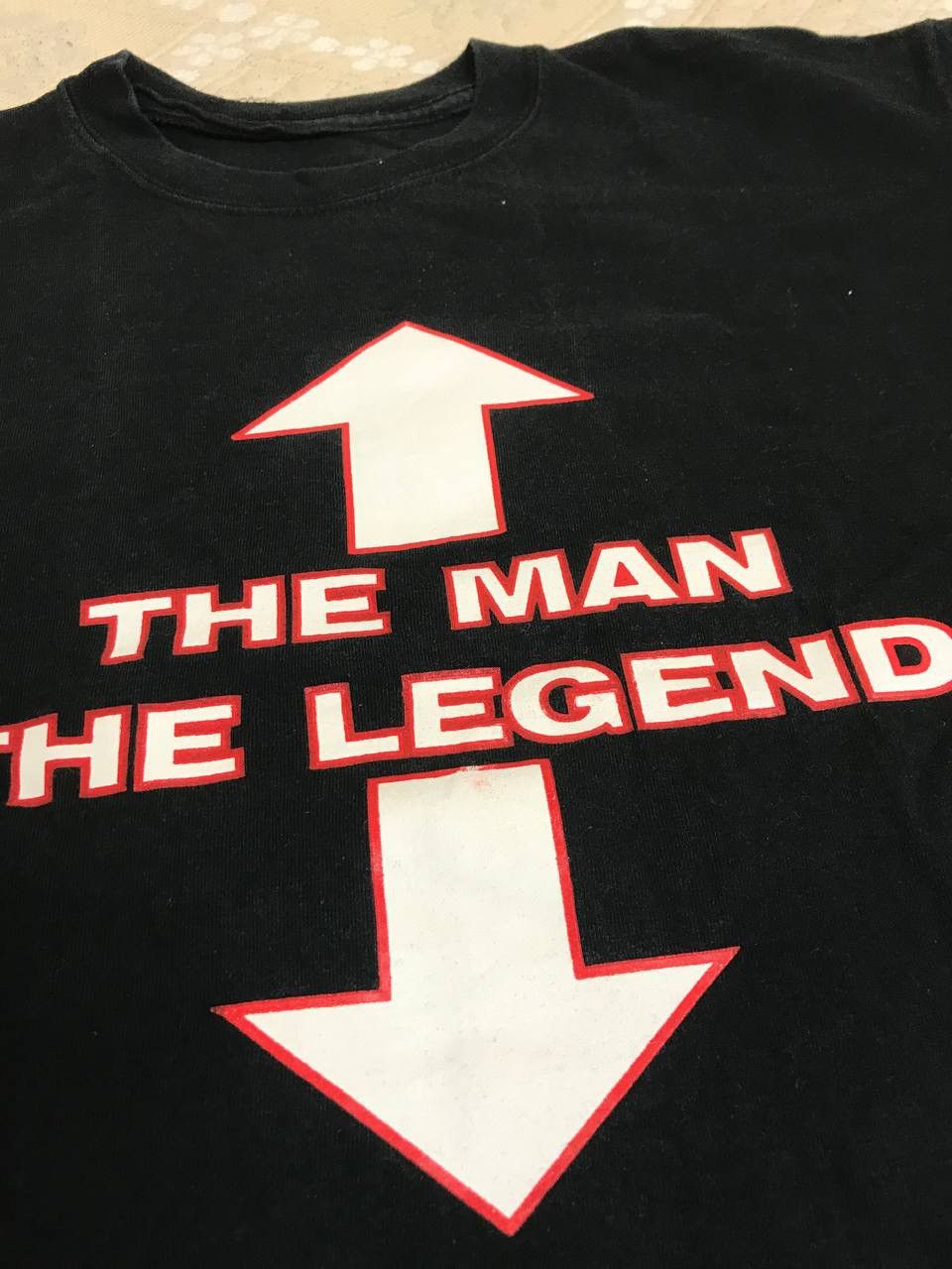 Vintage 🔥 The Man Legend Vintage Humor Y2K Japan USA T Shirt Tee Size US M / EU 48-50 / 2 - 6 Thumbnail