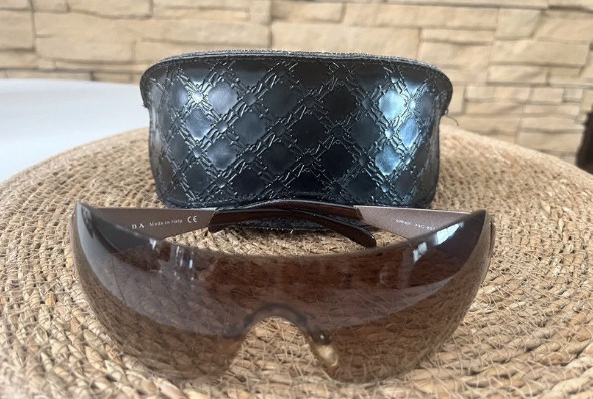 Prada × Vintage Vintage Prada sunglasses SPS 60I rhinestones Size ONE SIZE - 3 Thumbnail