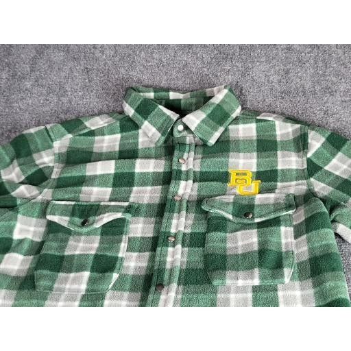 Colosseum Athletics Baylor Bears Plaid Snap Fleece Shirt Men Sz M Green Colosseu Size US M / EU 48-50 / 2 - 2 Thumbnail