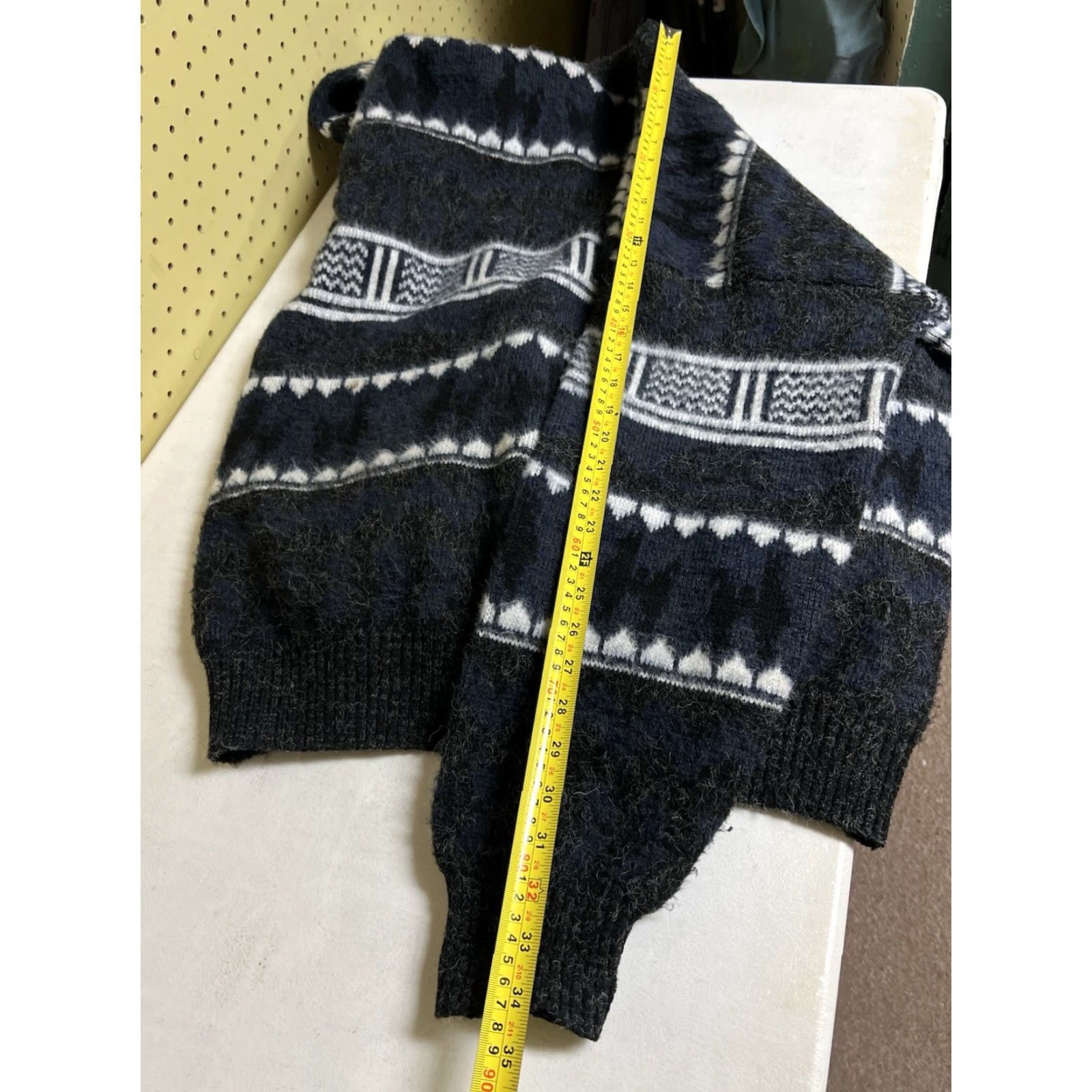 Native Tedijos Ruminahui Wool Alpaca Llama Native Tribal Cardigan Sweater XL Size US XL / EU 56 / 4 - 6 Thumbnail