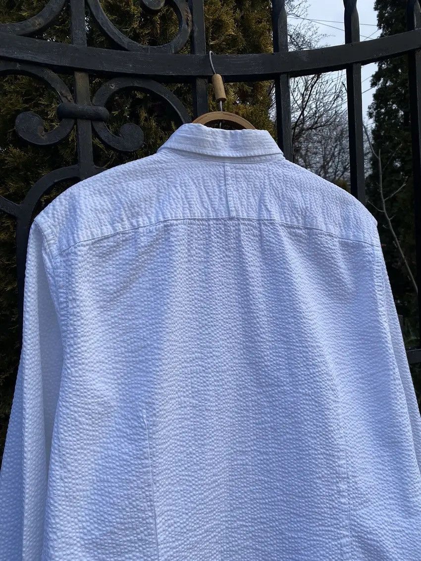 Banana Republic Vintage Banana Republic Seersucker Classic ButtonDown Shirt Size US L / EU 52-54 / 3 - 12 Thumbnail