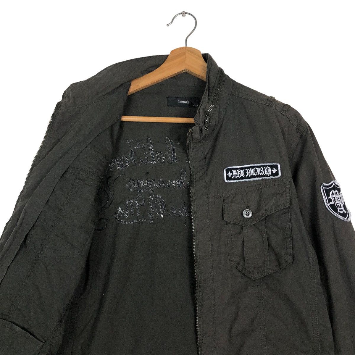 Hysteric Glamour 🔥Work Shirt Jacket Famock Japan Punk Style Chrome Hearts Size US L / EU 52-54 / 3 - 12 Thumbnail