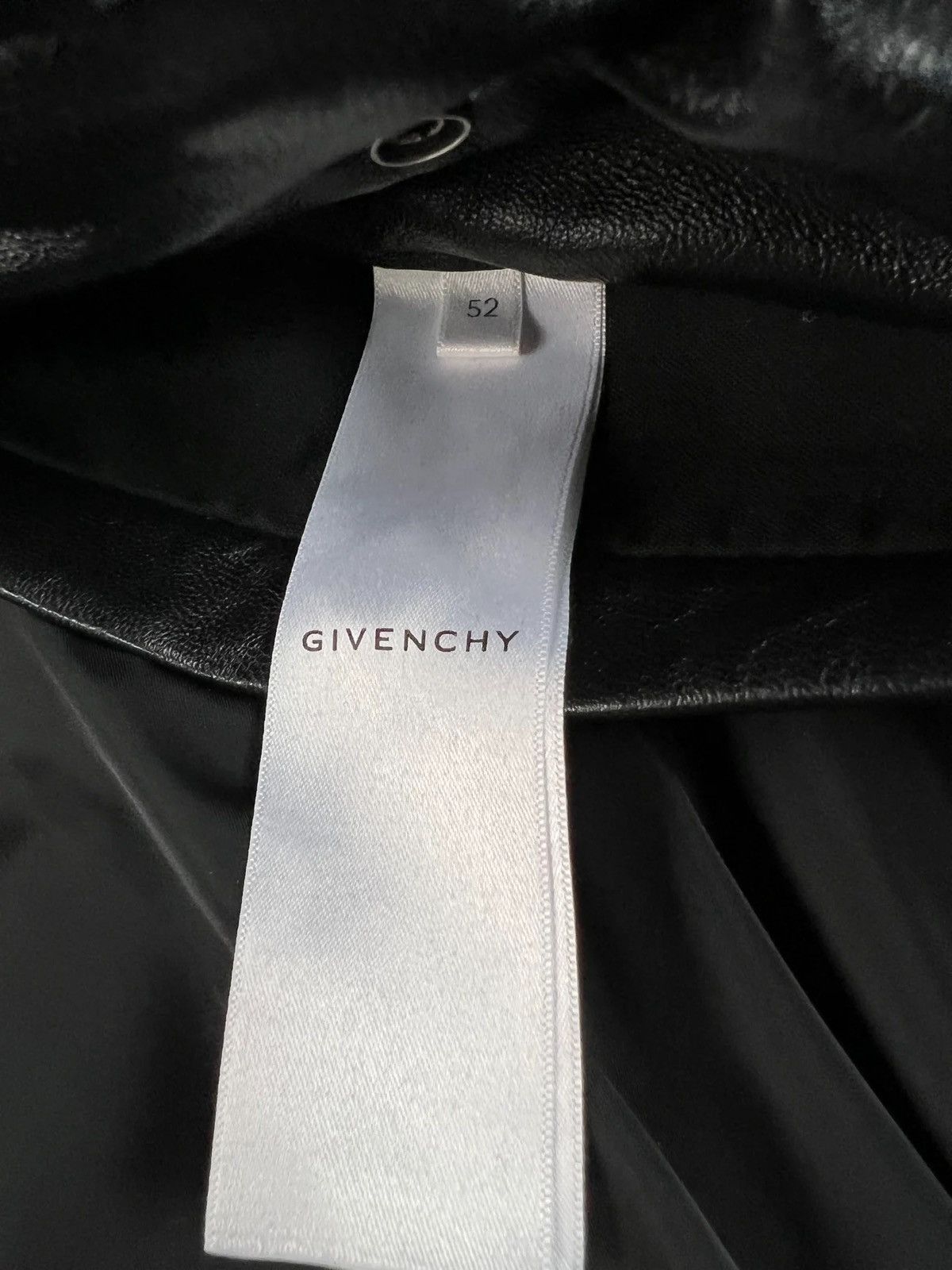 Givenchy GIVENCHY AW21 MATTHEW WILLIAMS RUNWAY LEATHER VEST SZ:52 Size US L / EU 52-54 / 3 - 4 Thumbnail