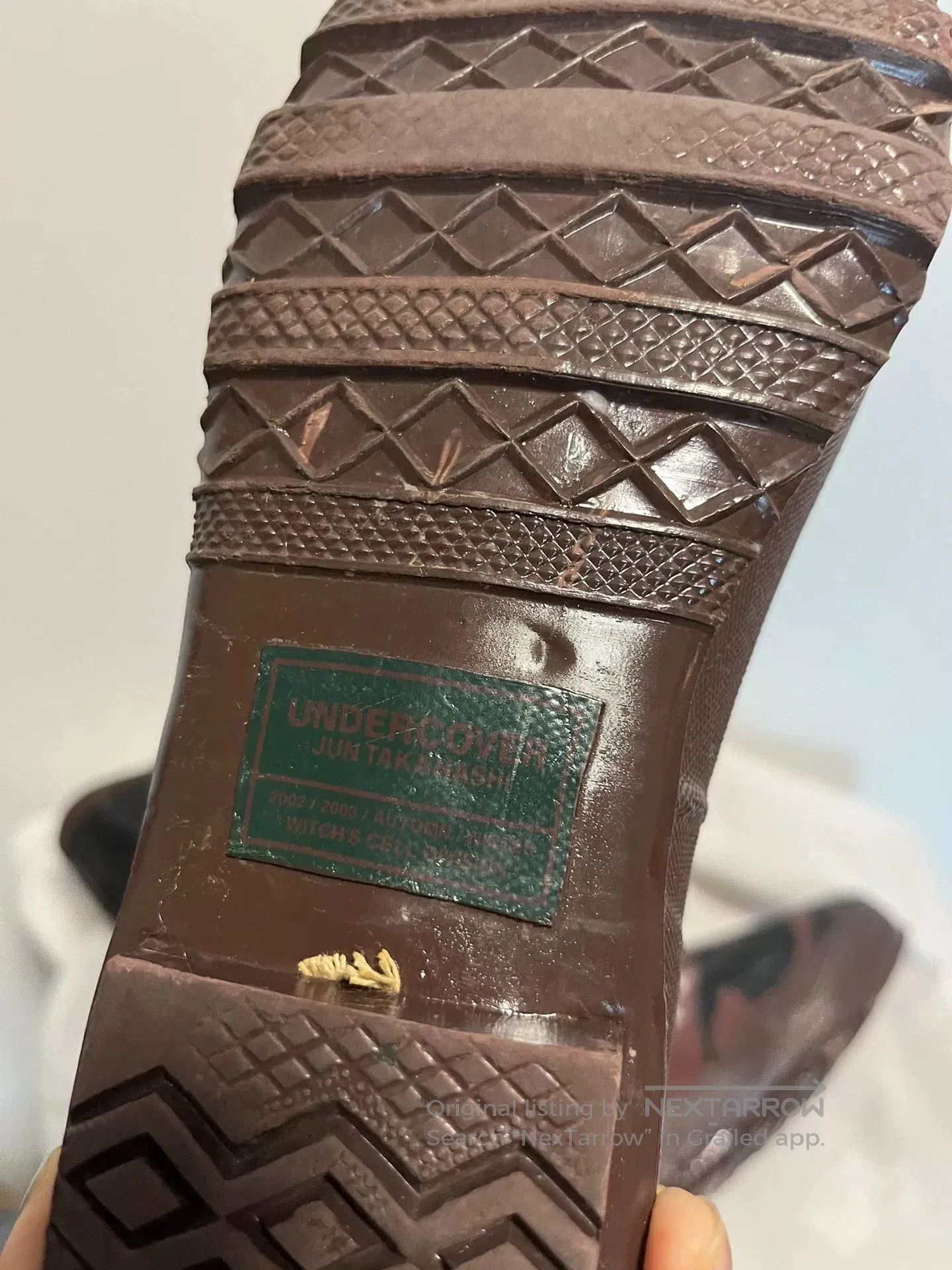 Jun Takahashi Undercover Witch Period Rain Boots. Size US 8.5 / IT 38.5 - 6 Thumbnail