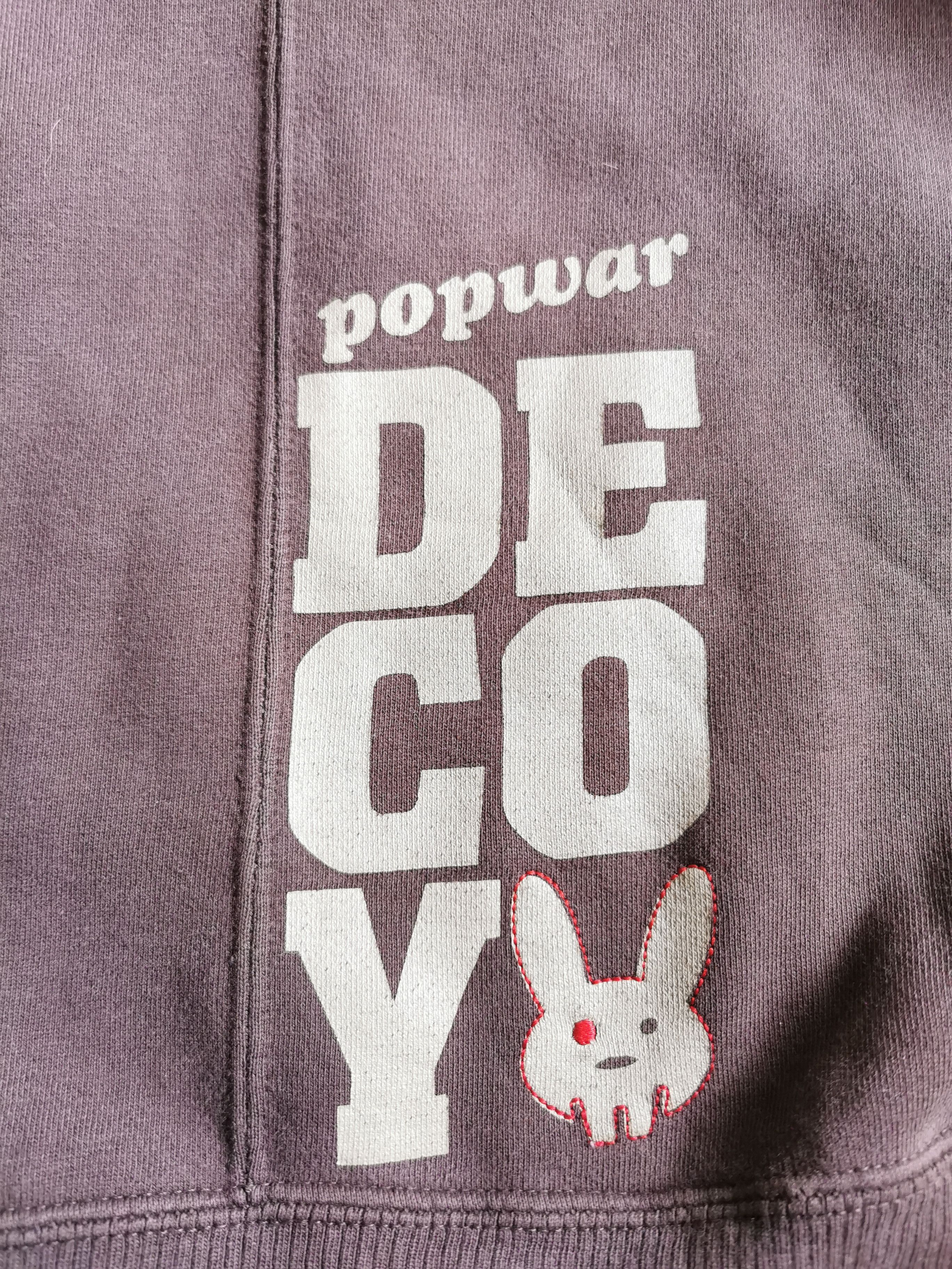 Vintage Brown vintage popwar decoy zip hoodie ultra rare Size US M / EU 48-50 / 2 - 5 Thumbnail