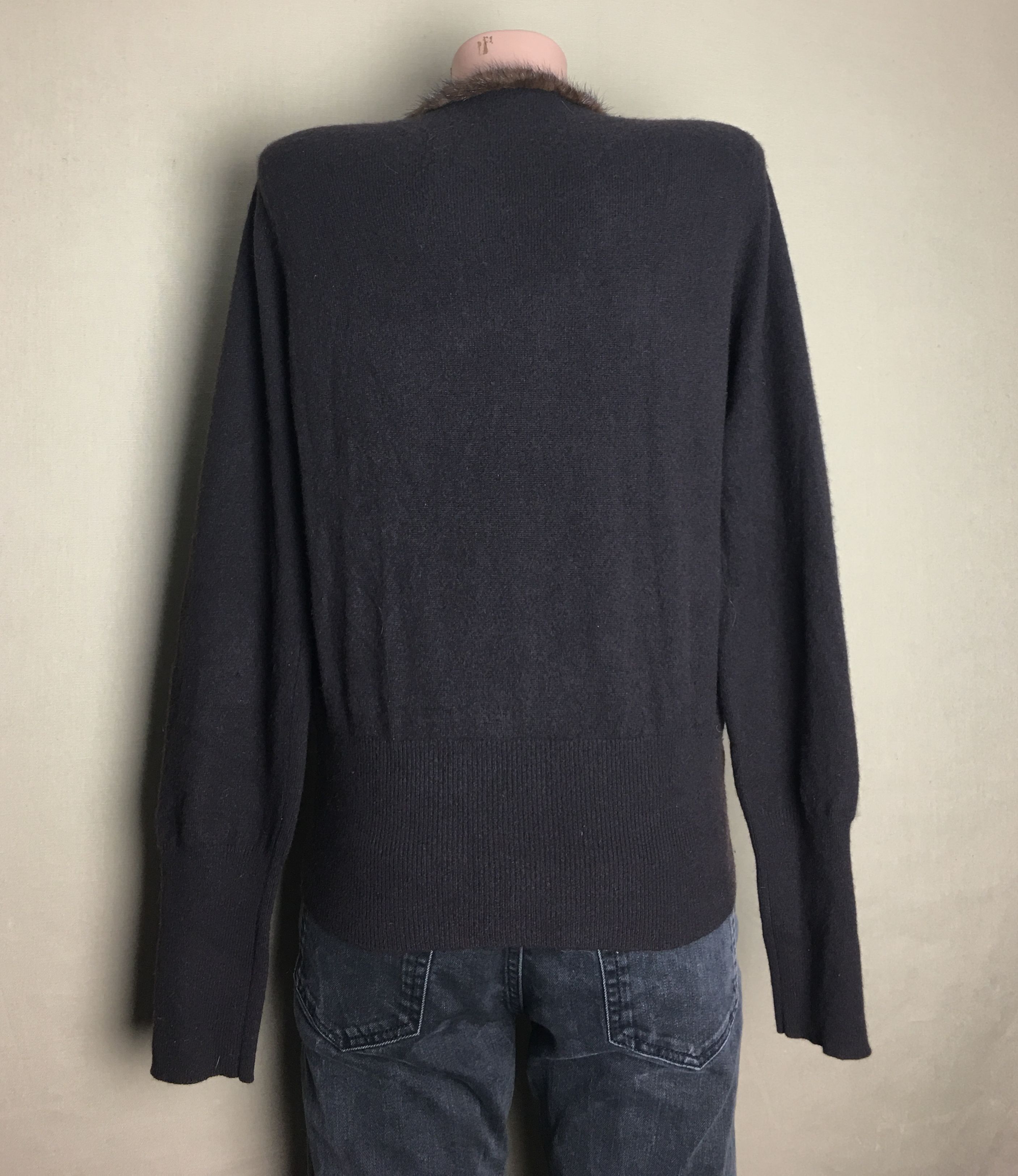 FTC FTC Cashmere Sweater Mink Fur Cardigan Size S / US 4 / IT 40 - 4 Thumbnail