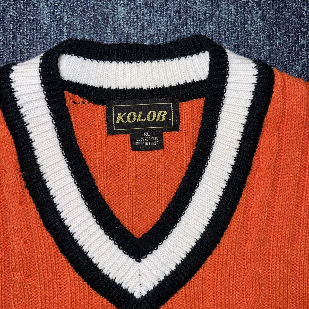 Other Vintage 90s NO LIMIT Records Knit Vest Size US XL / EU 56 / 4 - 5 Thumbnail