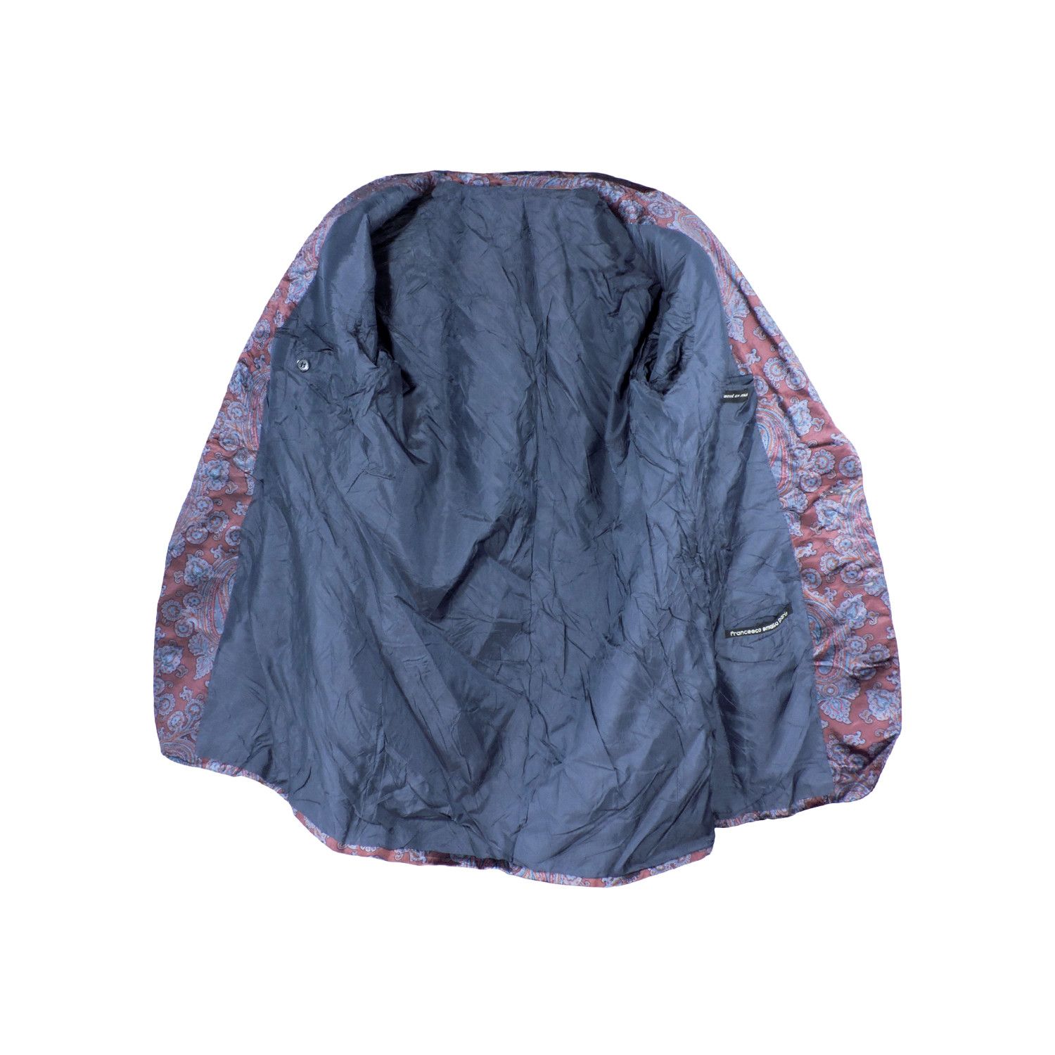 Francesco Smalto FRANCESCO SMALTO SHINY PAISLEY SUITS BLAZER Size 50R - 3 Thumbnail