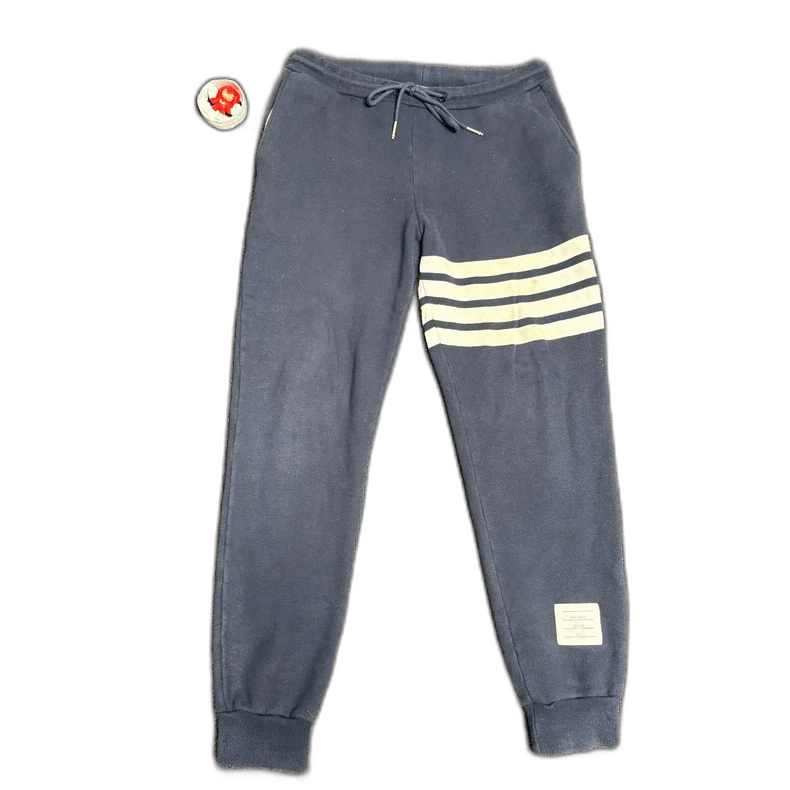 Thom Browne Thom Browne Navy Pants Size 0 Size US 26 / EU 42 - 1 Thumbnail