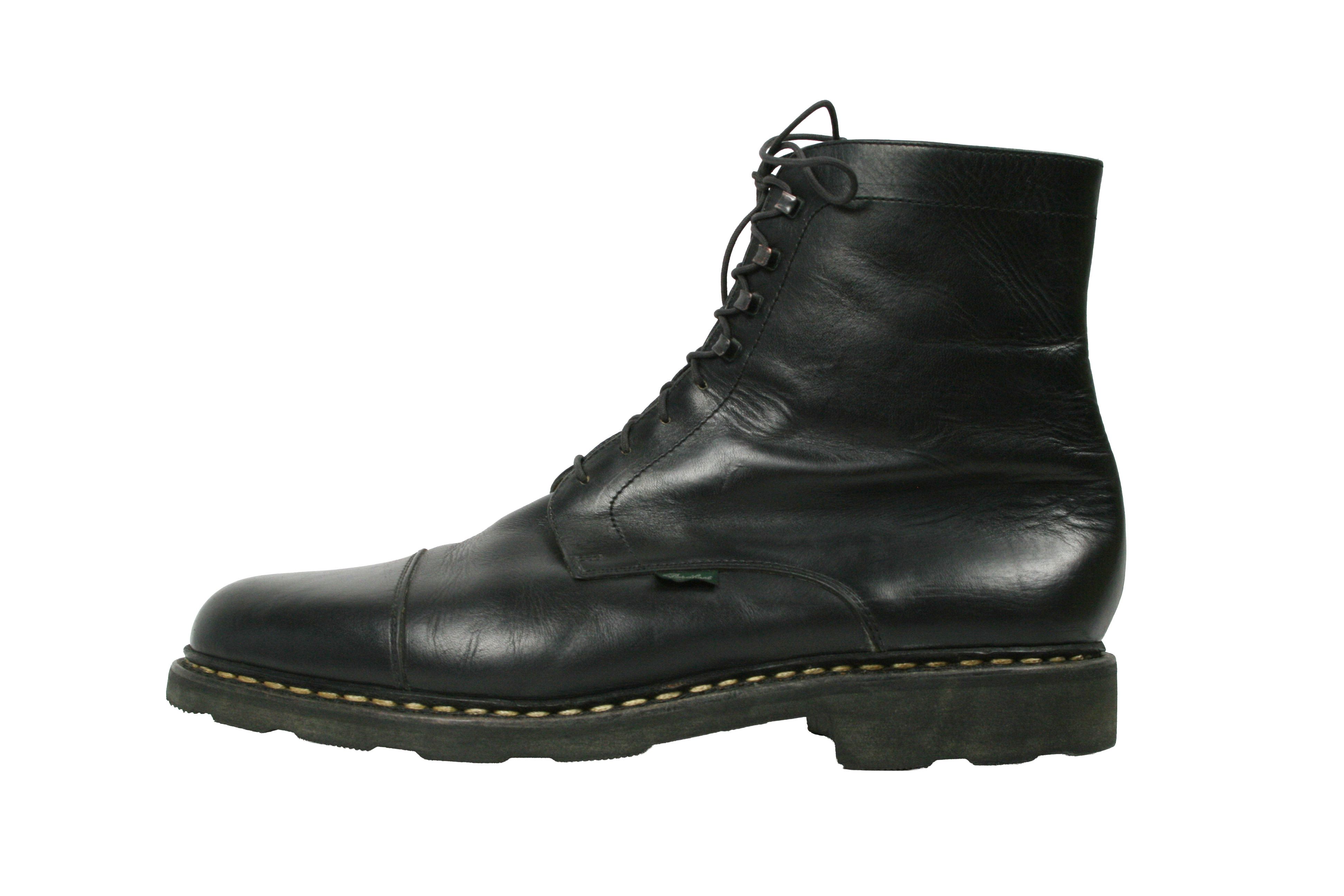 Paraboot Clamart Griff 2 Combat Derby Boots Made in France Size US 11.5 / EU 44-45 - 2 Thumbnail